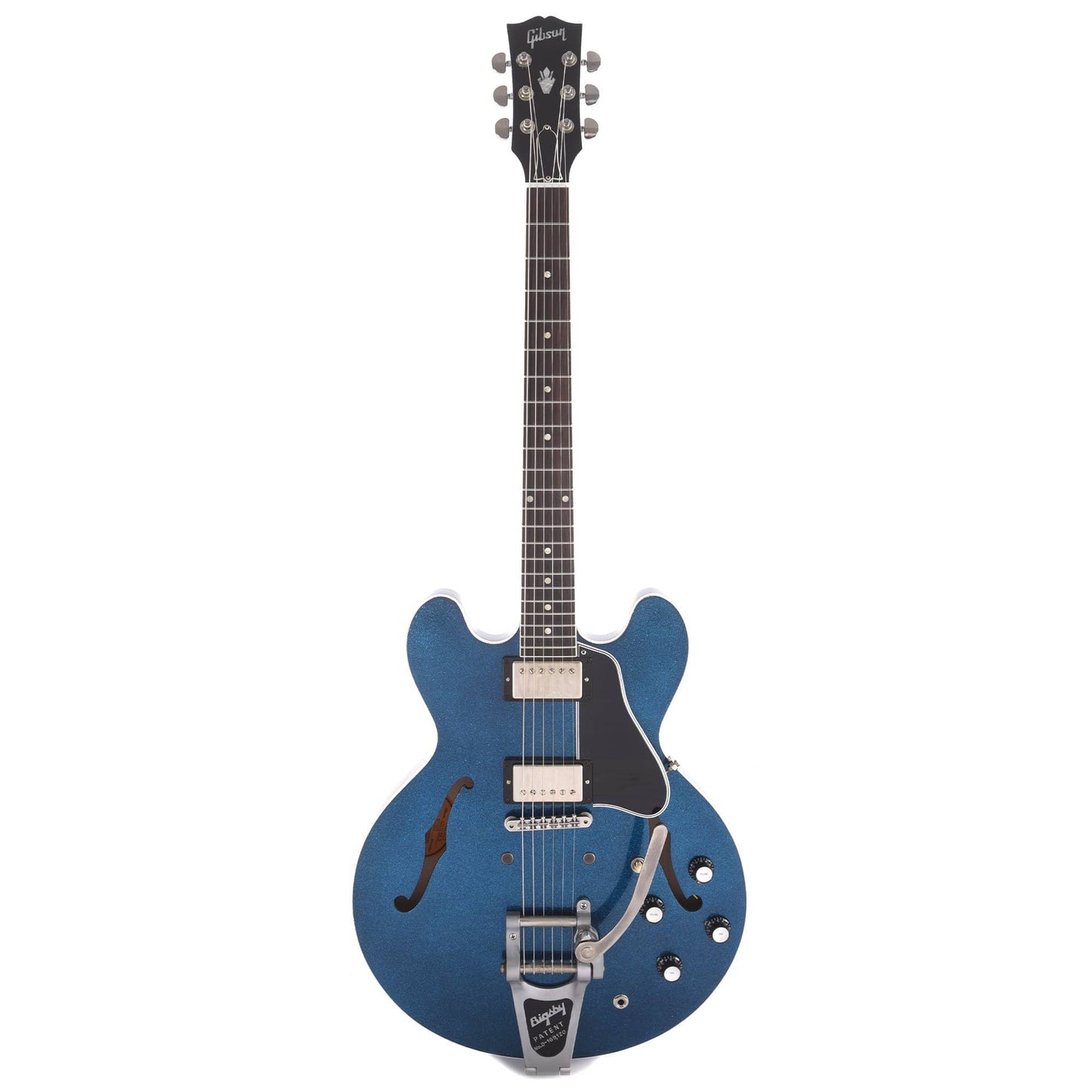 Gibson Memphis 2019 Limited MOD Series 1961 ES-335 Blue Sparkle Bigsby Electric Guitars / Semi-Hollow
