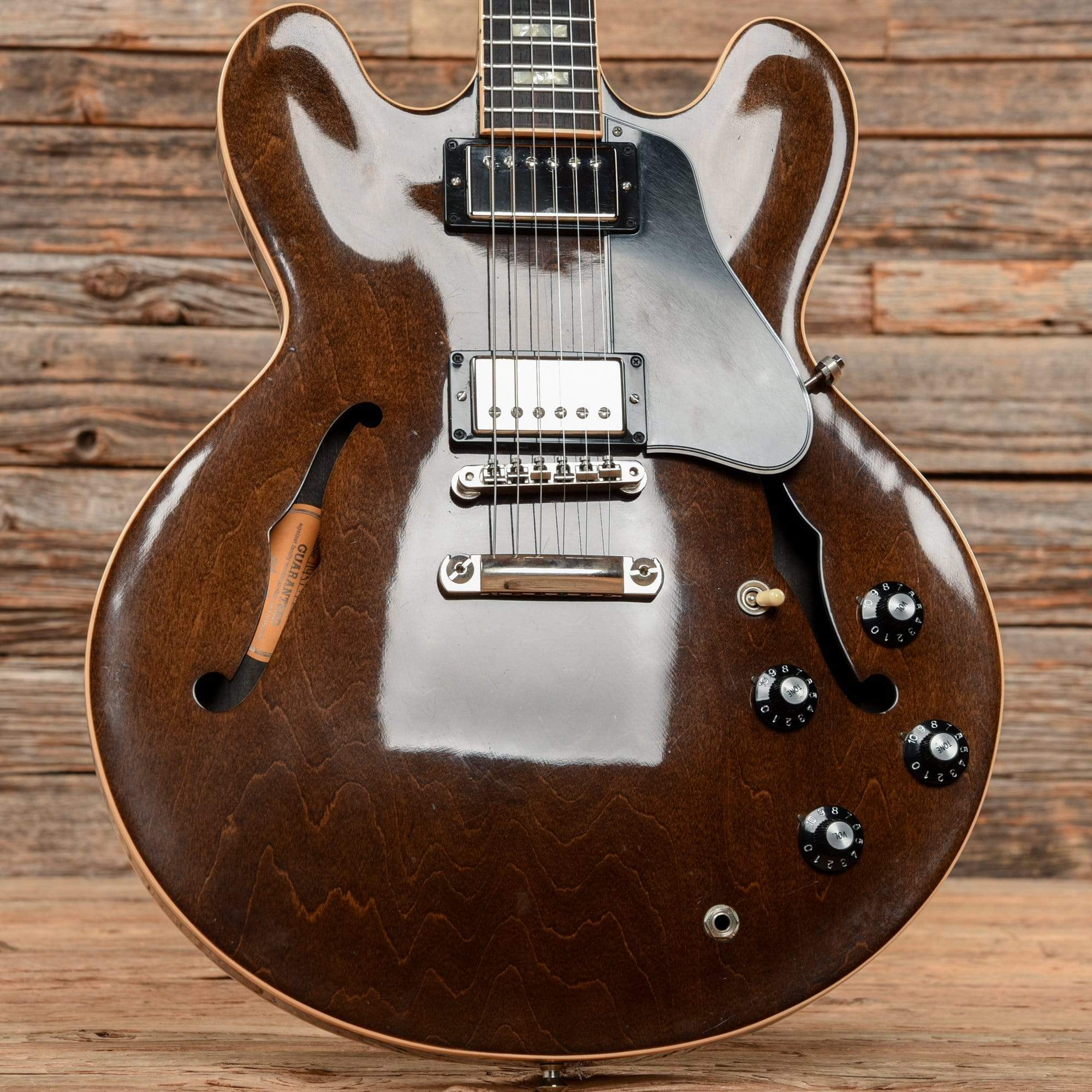 Gibson Memphis '70s ES-335 Block Walnut 2017 – Chicago Music Exchange