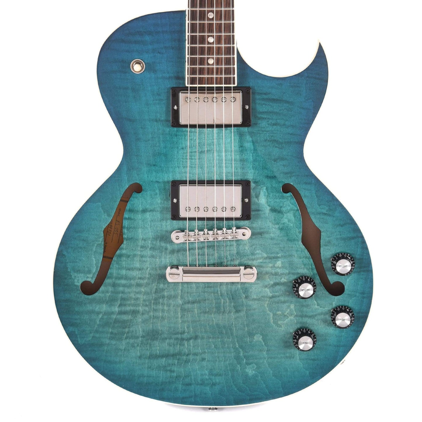 Gibson Memphis ES-235 Figured Aquamarine Electric Guitars / Semi-Hollow
