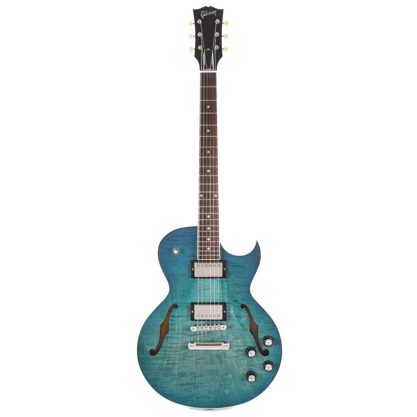 Gibson Memphis ES-235 Figured Aquamarine Electric Guitars / Semi-Hollow