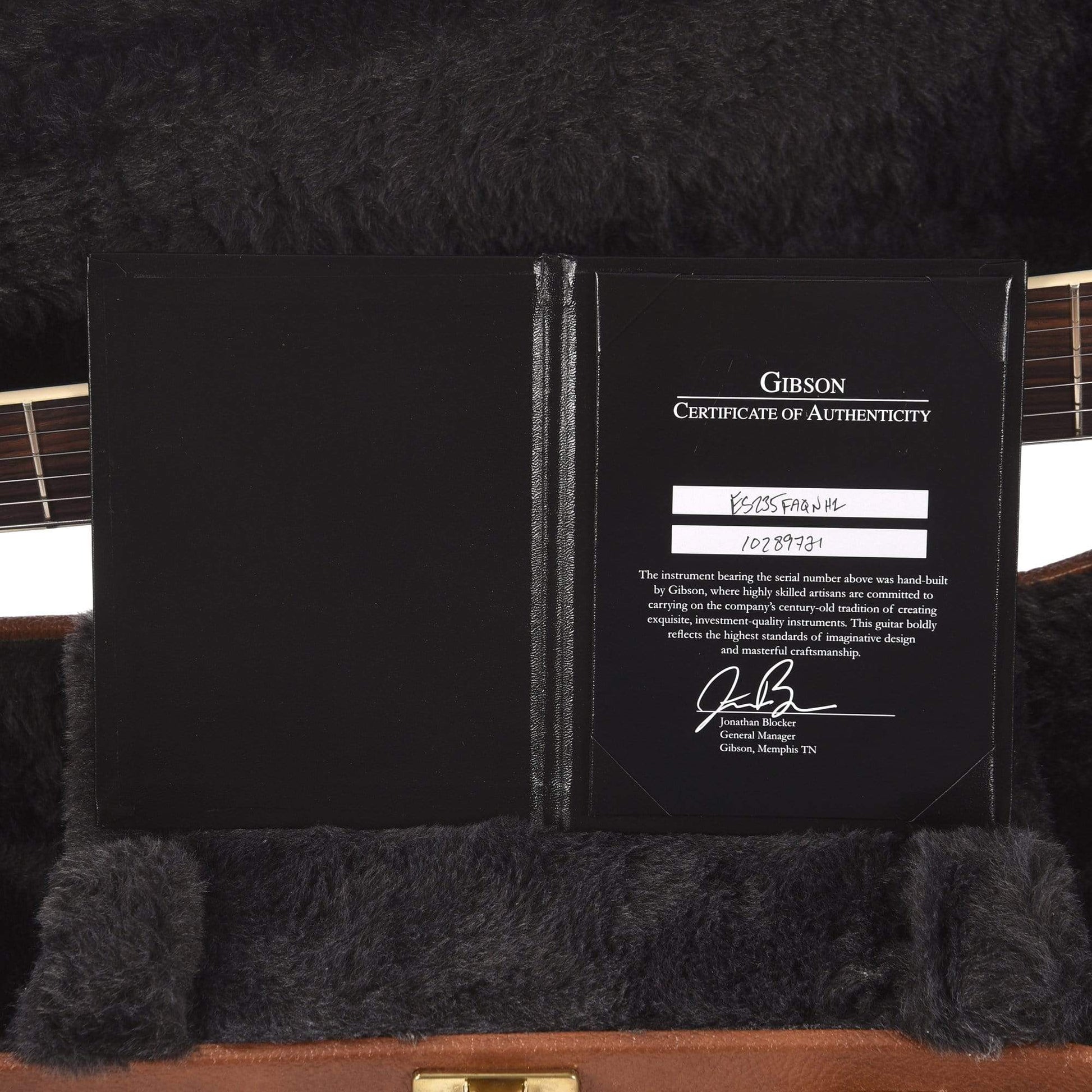 Gibson Memphis ES-235 Figured Aquamarine Electric Guitars / Semi-Hollow