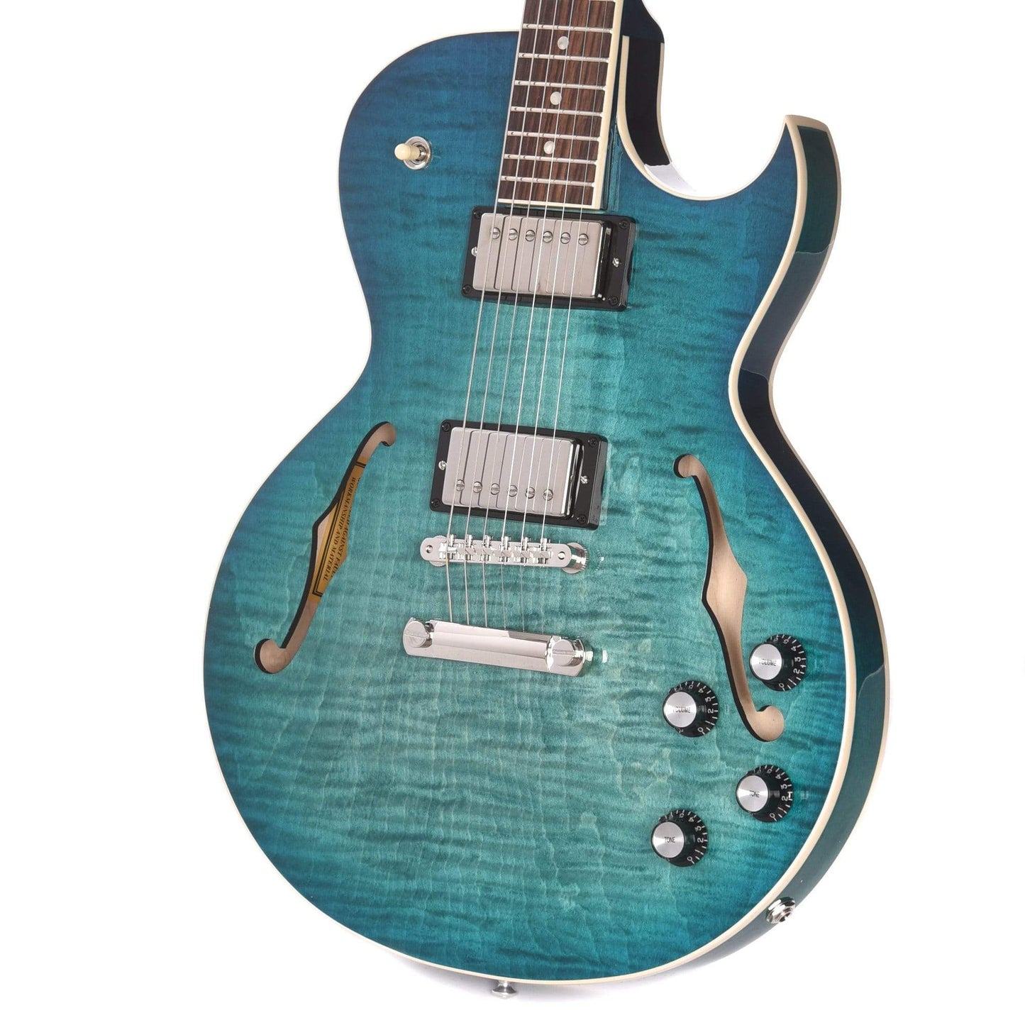 Gibson Memphis ES-235 Figured Aquamarine Electric Guitars / Semi-Hollow