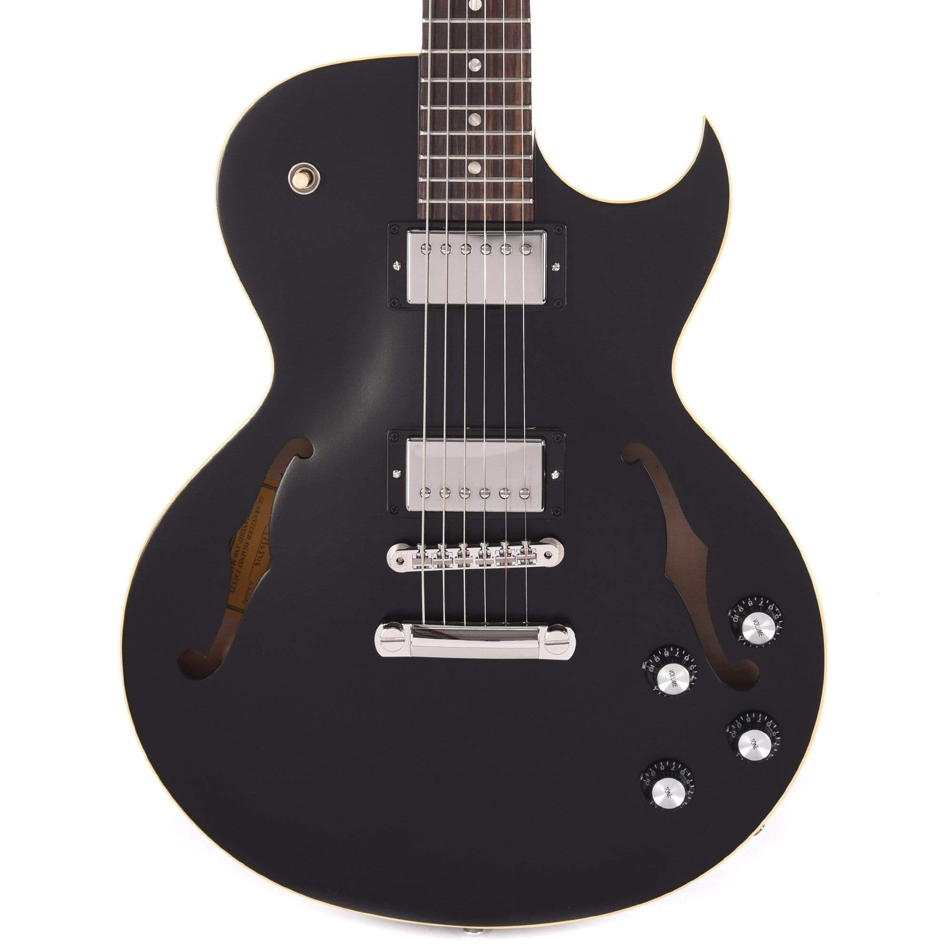 Gibson Memphis ES-235 Satin Ebony Electric Guitars / Semi-Hollow