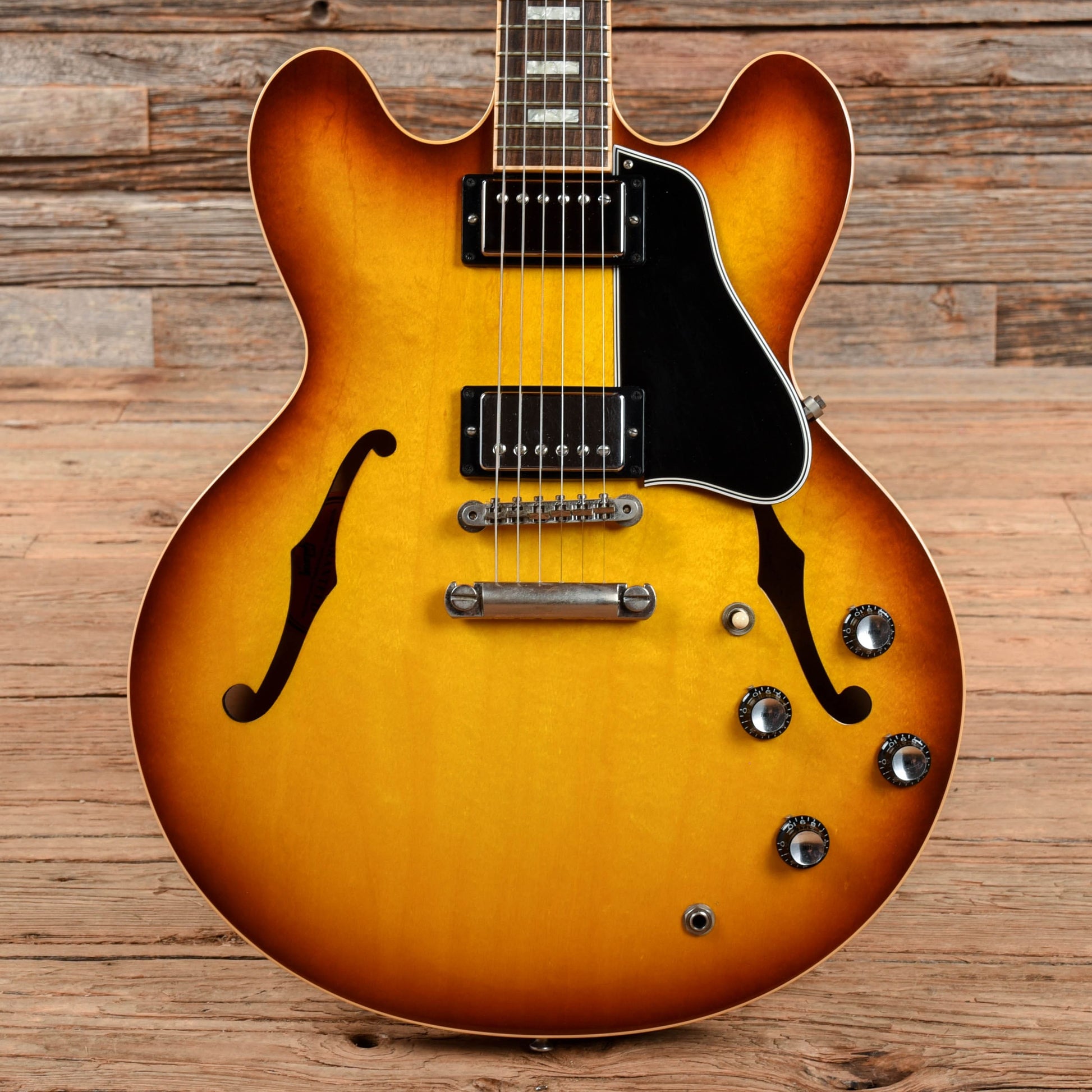 Gibson Memphis ES-335 Block Antique Tea Burst 2007 Electric Guitars / Semi-Hollow
