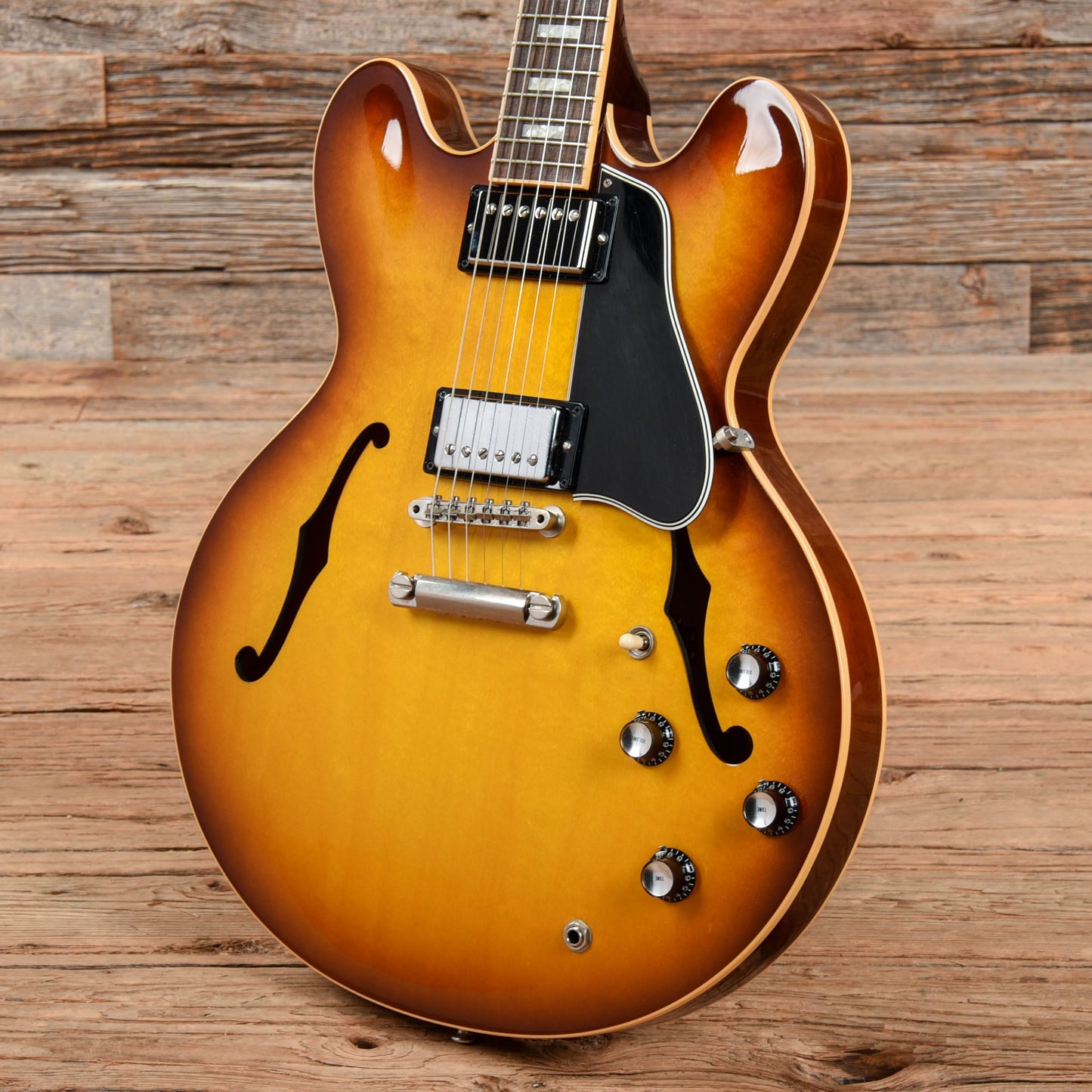 Gibson Memphis ES-335 Block Antique Tea Burst 2007 Electric Guitars / Semi-Hollow