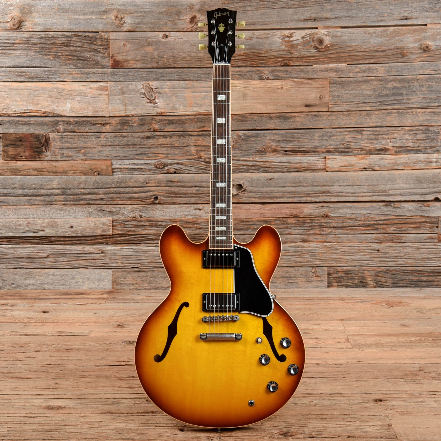 Gibson Memphis ES-335 Block Antique Tea Burst 2007 Electric Guitars / Semi-Hollow