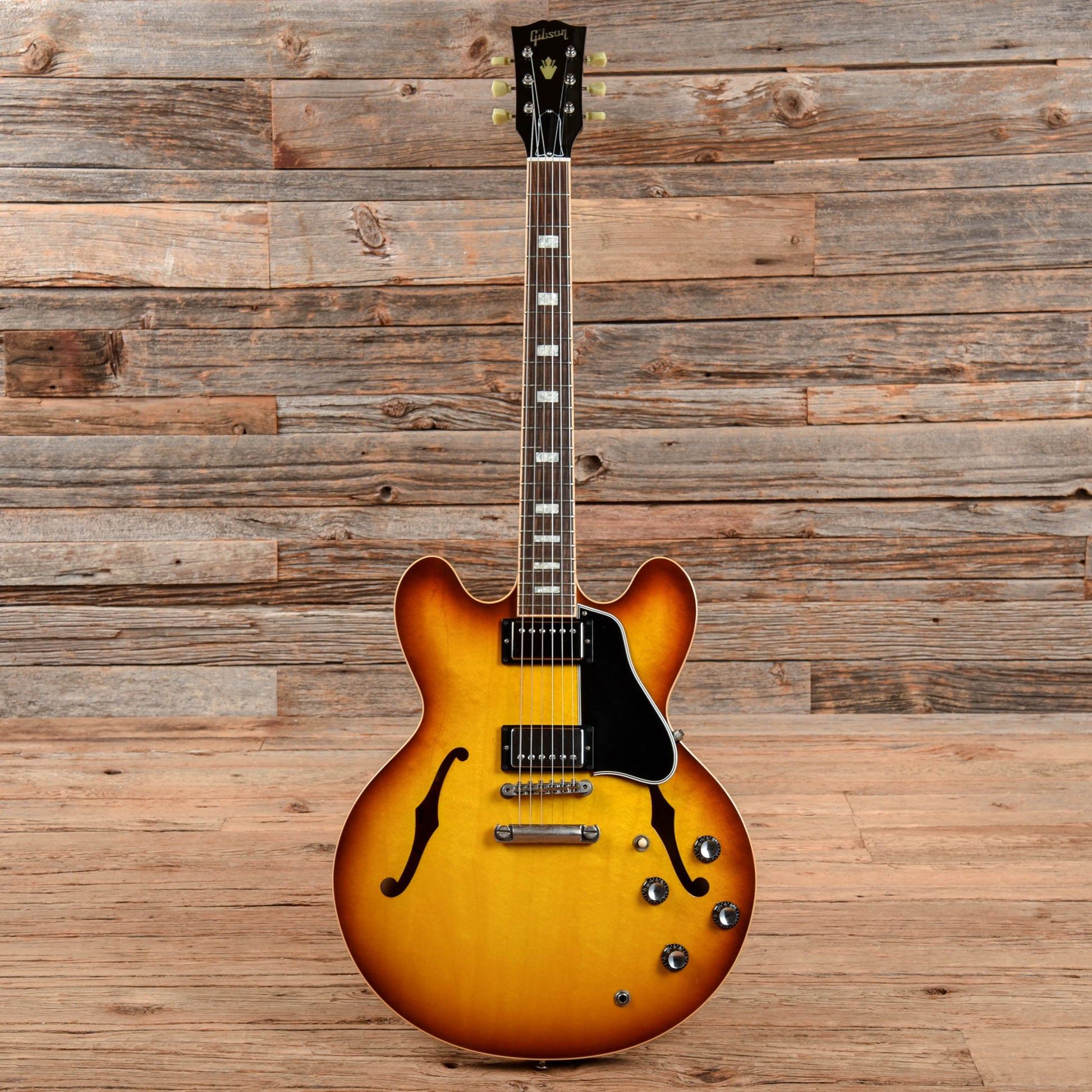 Gibson Memphis ES-335 Block Antique Tea Burst 2007 Electric Guitars / Semi-Hollow