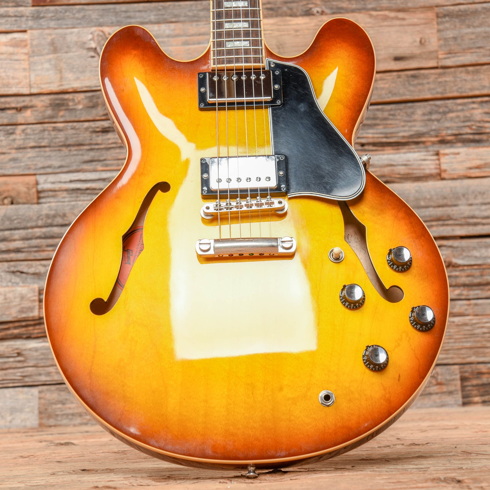 Gibson Memphis ES-335 Block Antique Tea Burst 2007 Electric Guitars / Semi-Hollow