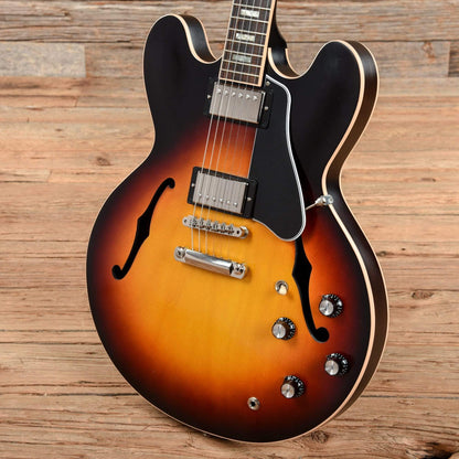 Gibson Memphis ES-335 Block Satin Sunset Burst 2016 Electric Guitars / Semi-Hollow