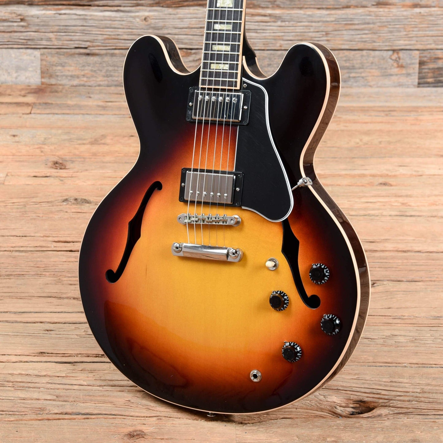 Gibson Memphis ES-335 Block Sunset Burst 2015 Electric Guitars / Semi-Hollow