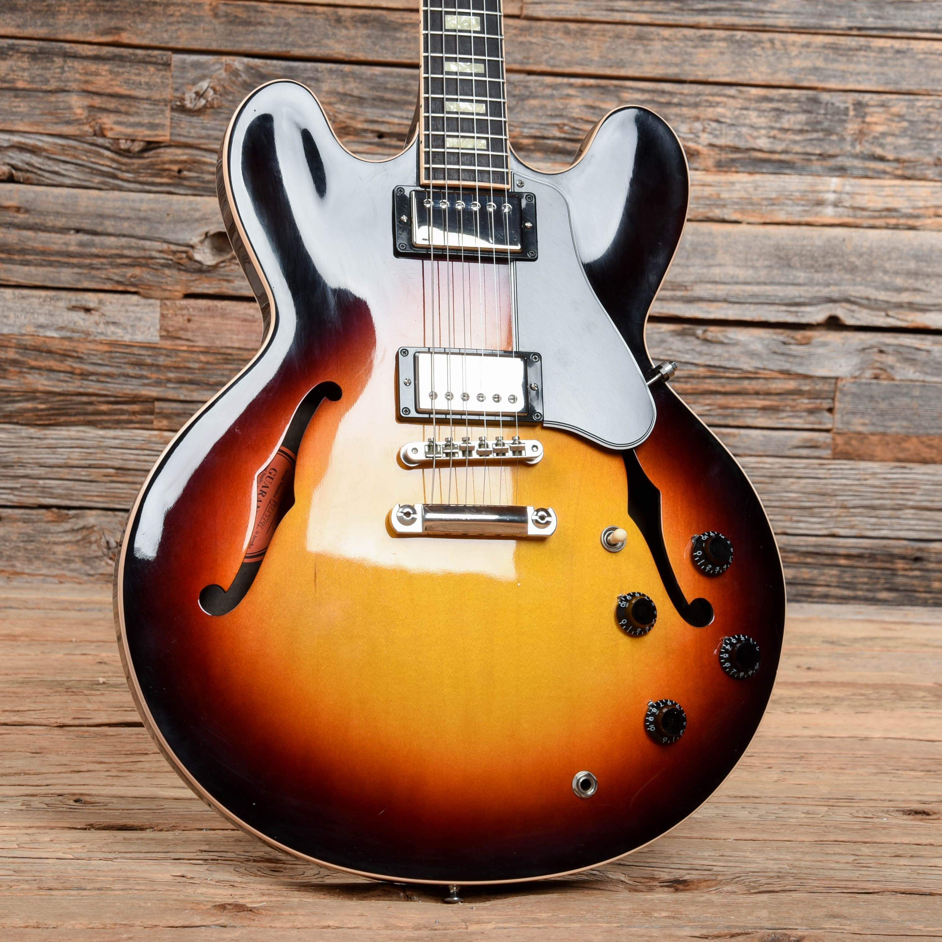 Gibson Memphis ES-335 Block Sunset Burst 2015 Electric Guitars / Semi-Hollow