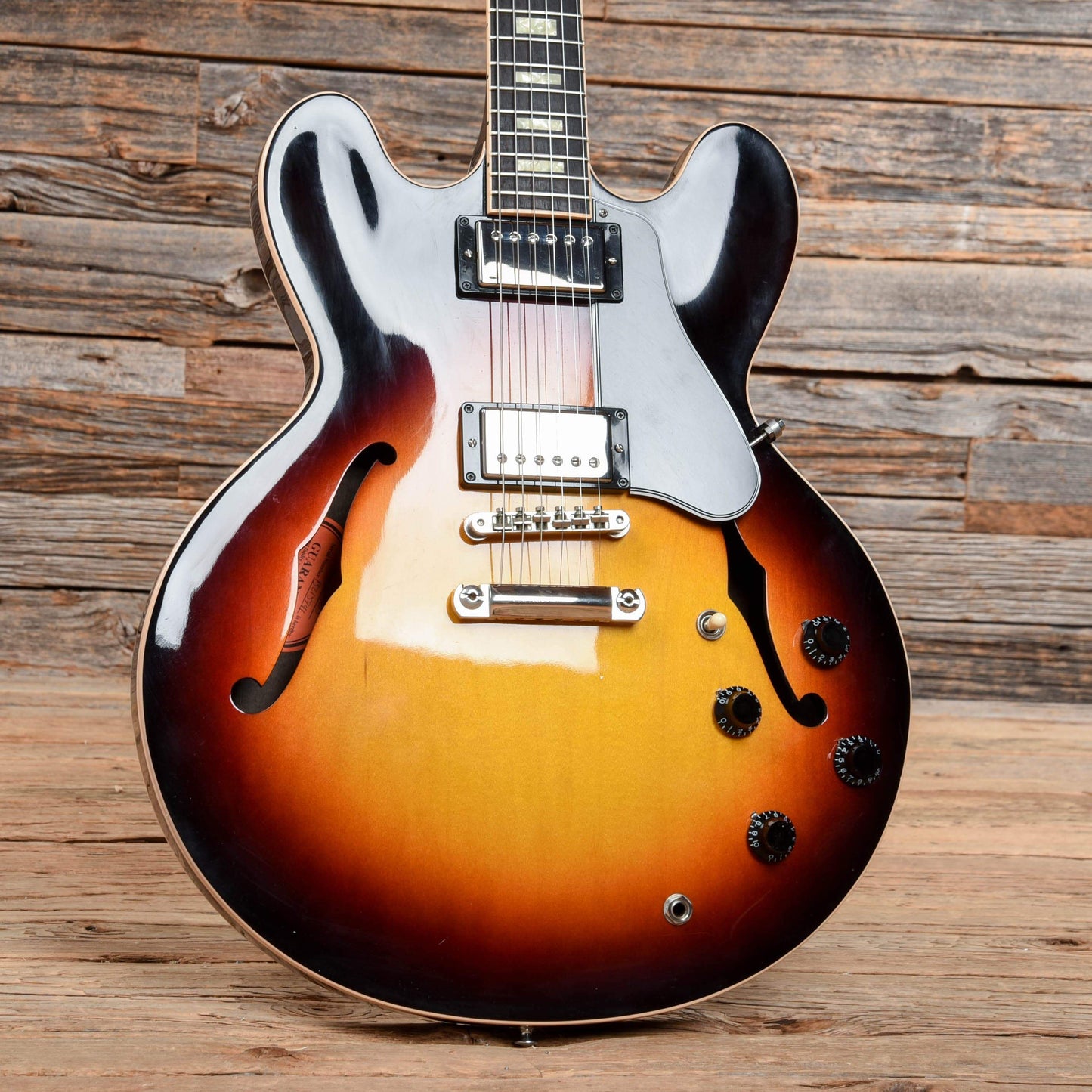 Gibson Memphis ES-335 Block Sunset Burst 2015 Electric Guitars / Semi-Hollow