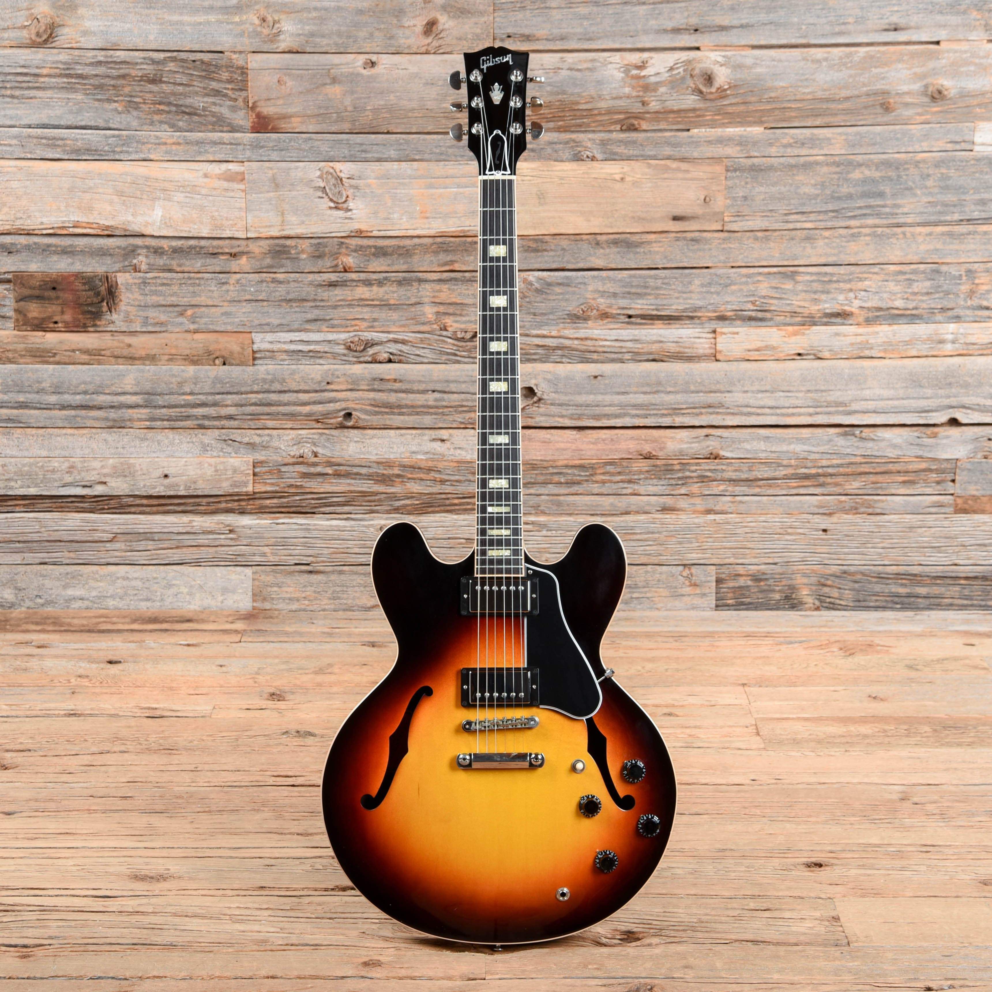 Gibson Memphis ES-335 Block Sunset Burst 2015 Electric Guitars / Semi-Hollow