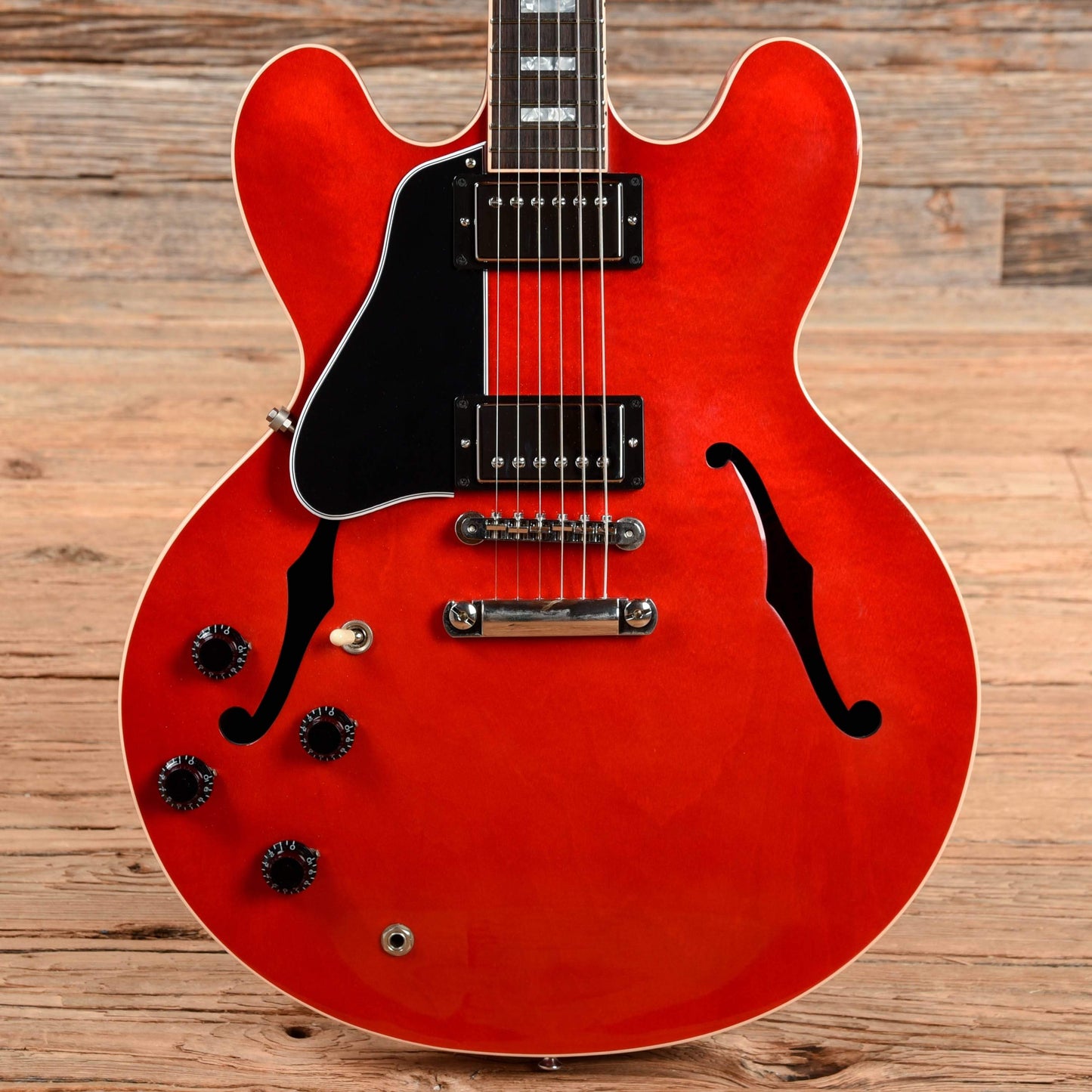 Gibson Memphis ES-335 Cherry 2015 LEFTY Electric Guitars / Semi-Hollow