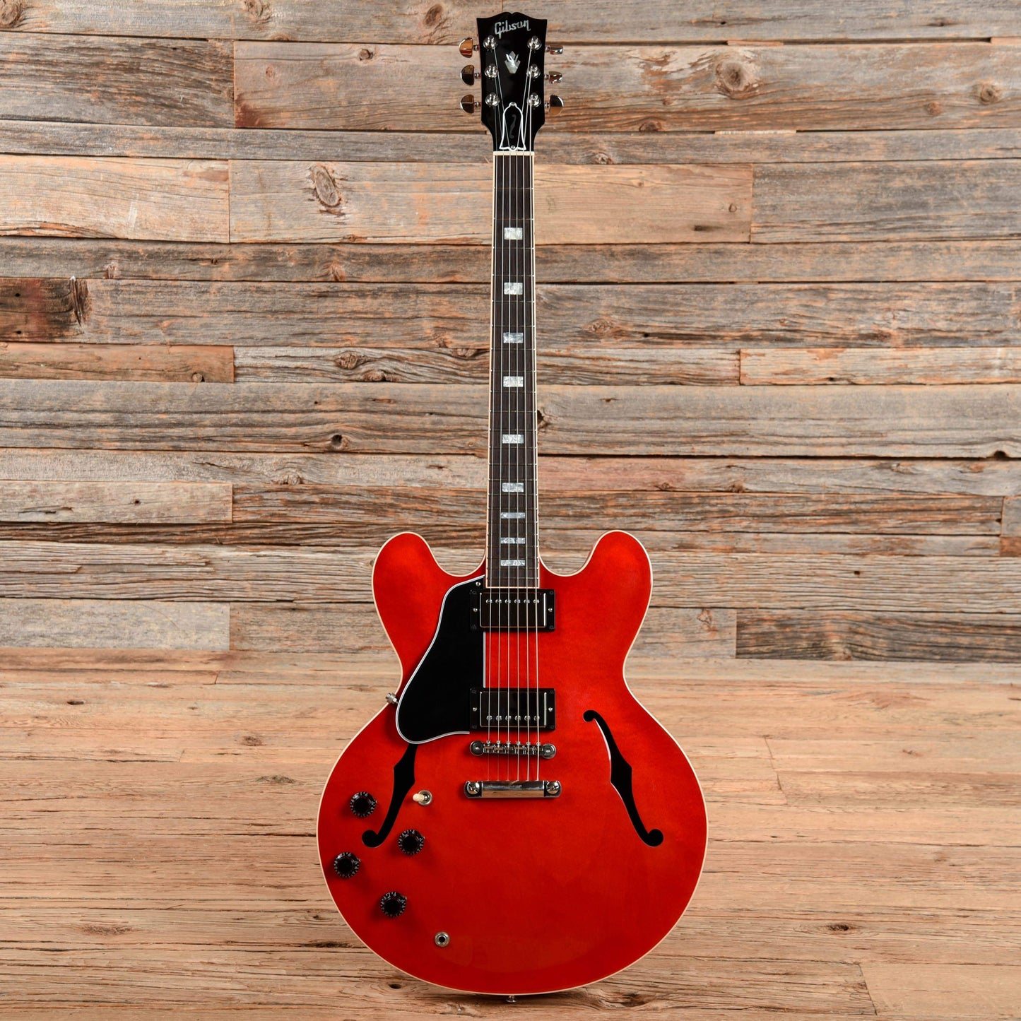 Gibson Memphis ES-335 Cherry 2015 LEFTY Electric Guitars / Semi-Hollow