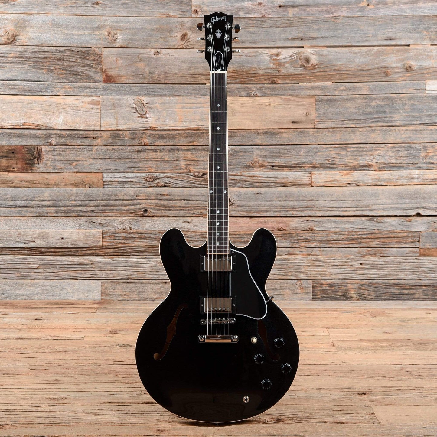 Gibson Memphis ES-335 Dot Graphite Metallic 2018 Electric Guitars / Semi-Hollow