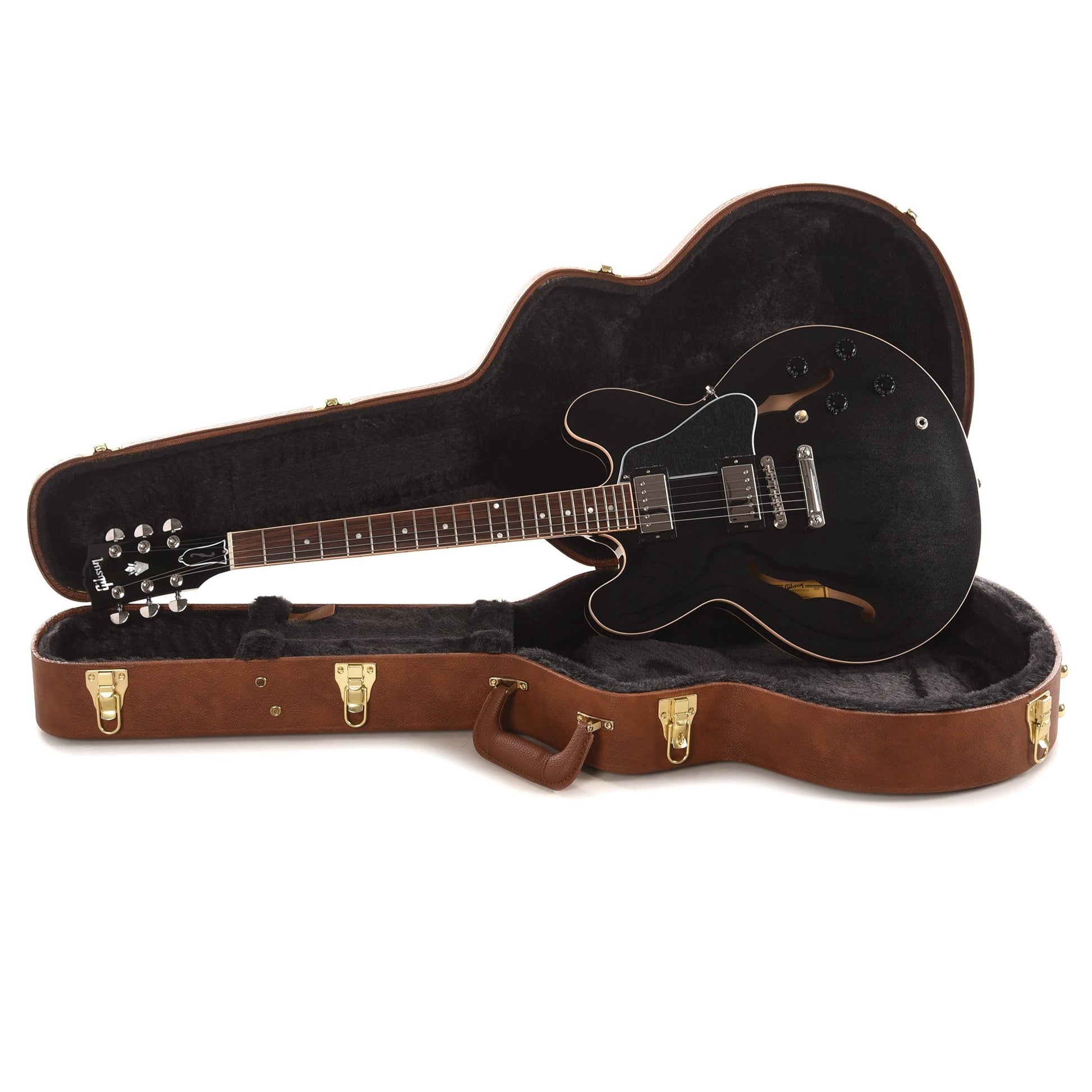 Gibson Memphis ES-335 Dot Graphite Metallic Electric Guitars / Semi-Hollow