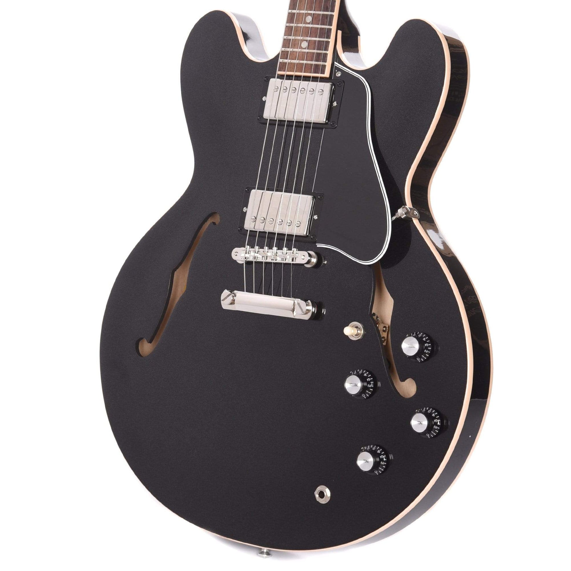 Gibson Memphis ES-335 Dot Graphite Metallic Electric Guitars / Semi-Hollow