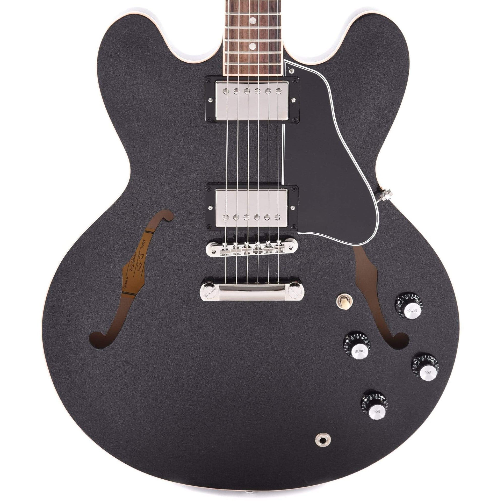 Gibson Memphis ES-335 Dot Graphite Metallic Electric Guitars / Semi-Hollow