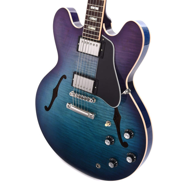 Gibson Memphis ES-335 Figured Blueberry Burst – Chicago Music Exchange