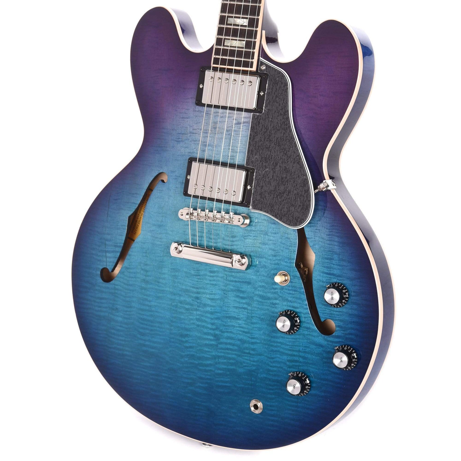 Gibson Memphis ES-335 Figured Blueberry Burst Electric Guitars / Semi-Hollow