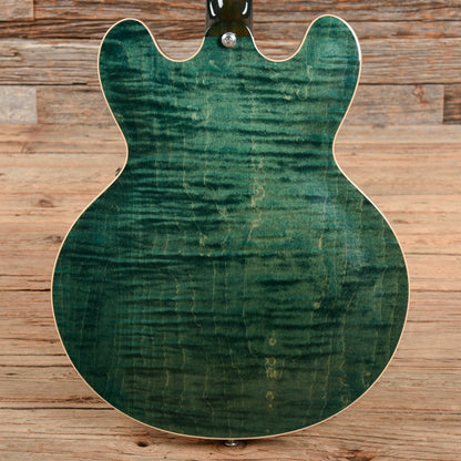 Gibson Memphis ES-335 Figured Green Electric Guitars / Semi-Hollow