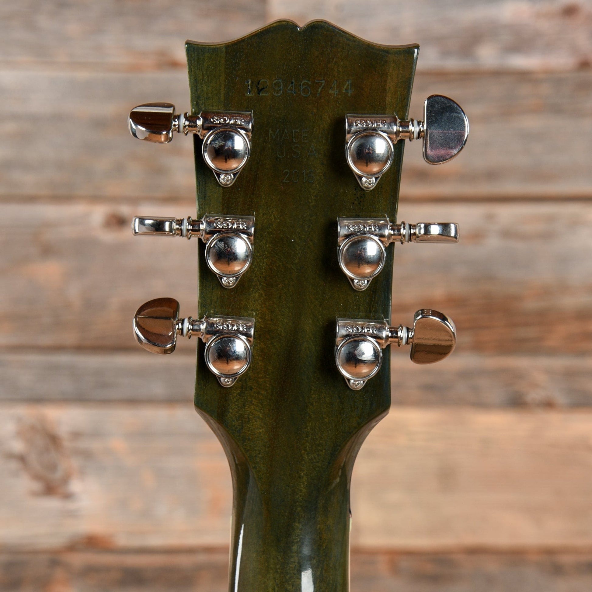 Gibson Memphis ES-335 Figured Green Electric Guitars / Semi-Hollow