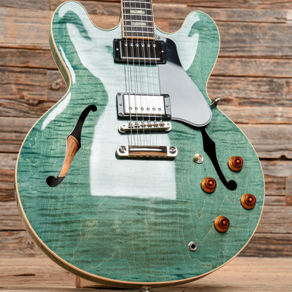 Gibson Memphis ES-335 Figured Green Electric Guitars / Semi-Hollow