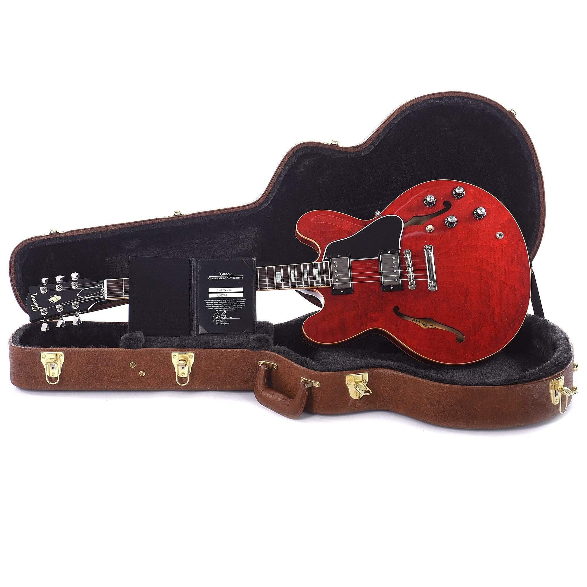 Gibson Memphis ES-335 Figured Sixties Cherry Electric Guitars / Semi-Hollow
