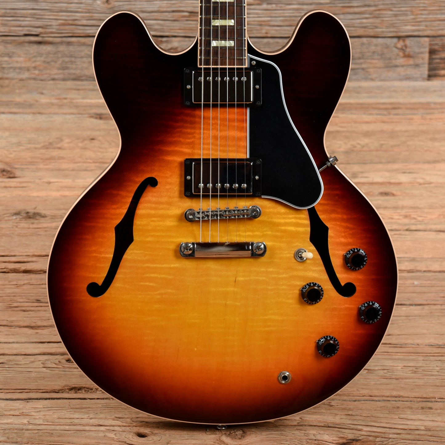 Gibson Memphis ES-335 Figured Sunset Burst 2015 Electric Guitars / Semi-Hollow