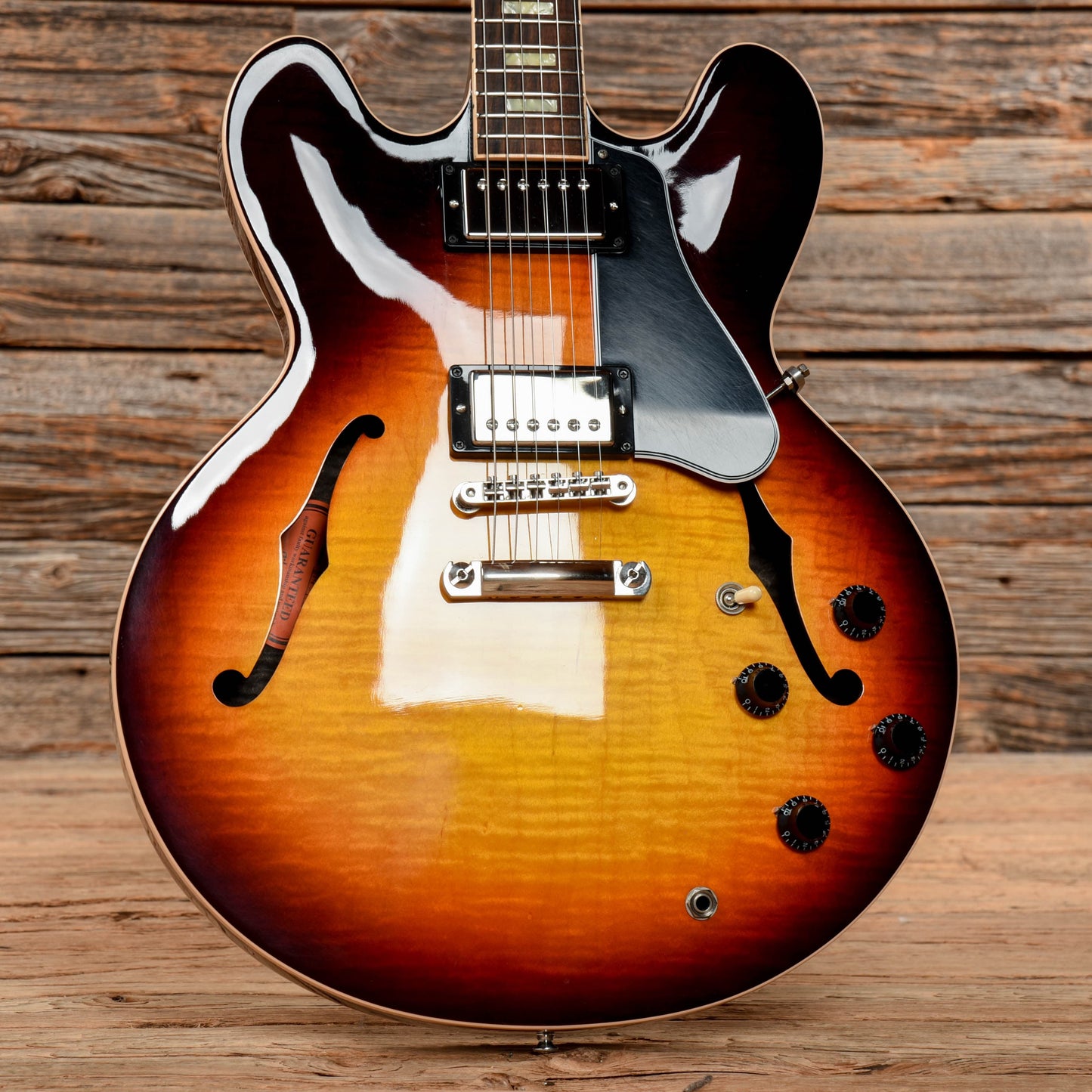 Gibson Memphis ES-335 Figured Sunset Burst 2015 Electric Guitars / Semi-Hollow