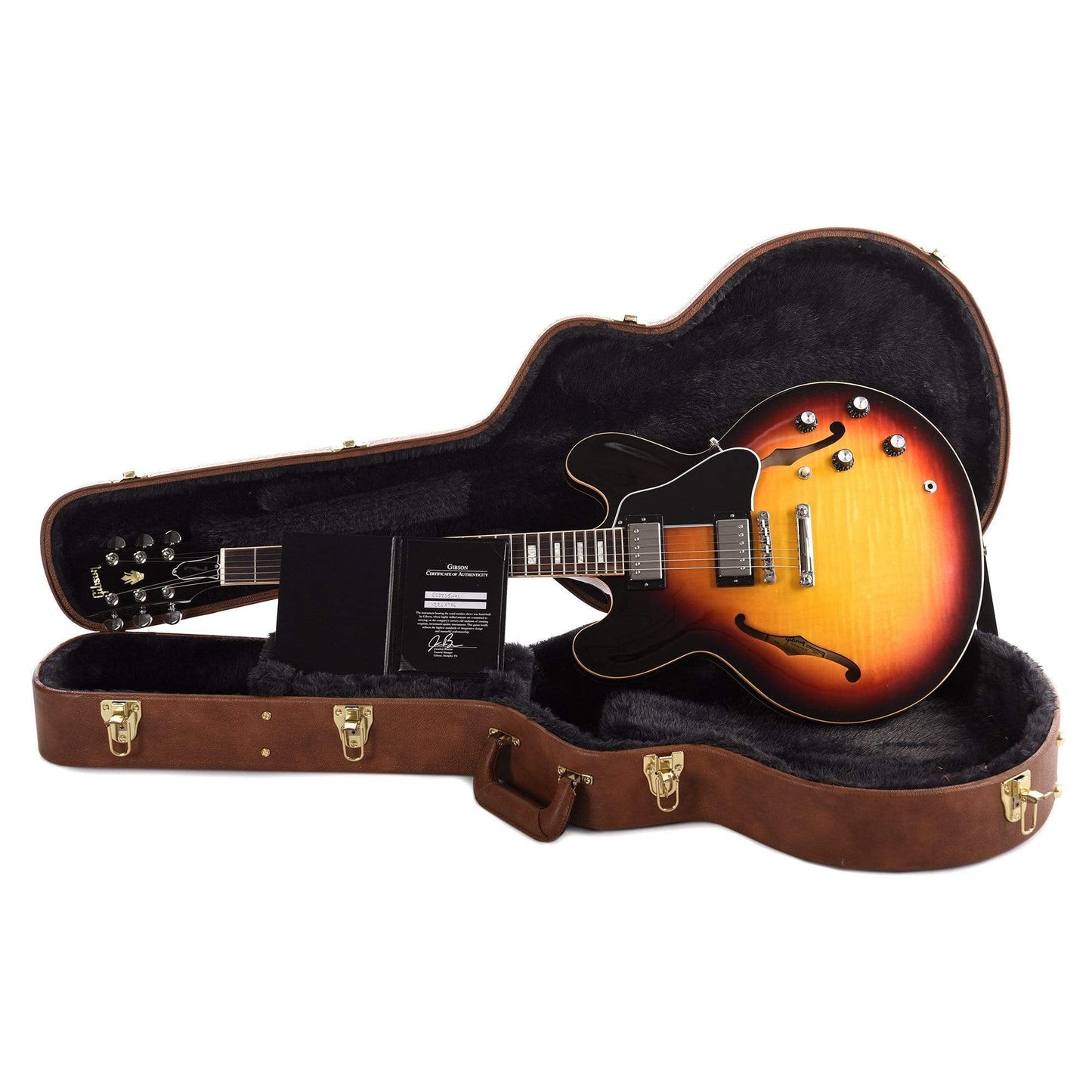 Gibson Memphis ES-335 Figured Sunset Burst Electric Guitars / Semi-Hollow