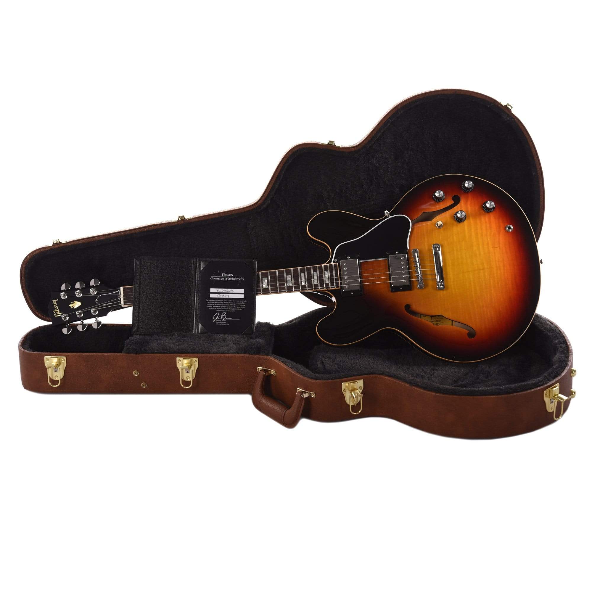 Gibson Memphis ES-335 Figured Sunset Burst – Chicago Music Exchange