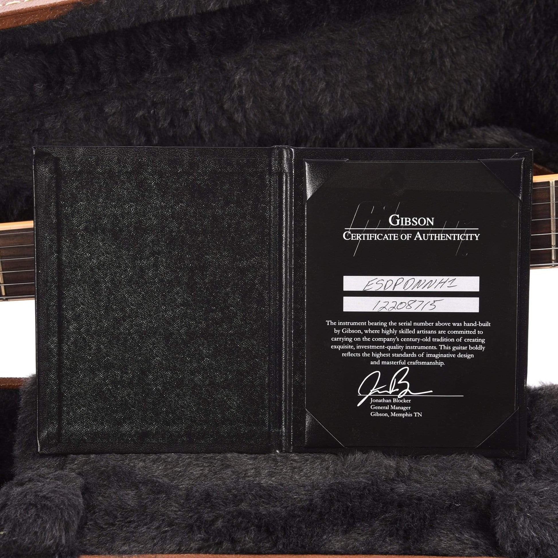 Gibson Memphis ES-335 Gloss Dark Natural Electric Guitars / Semi-Hollow