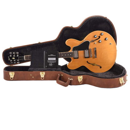 Gibson Memphis ES-335 Gloss Dark Natural Electric Guitars / Semi-Hollow