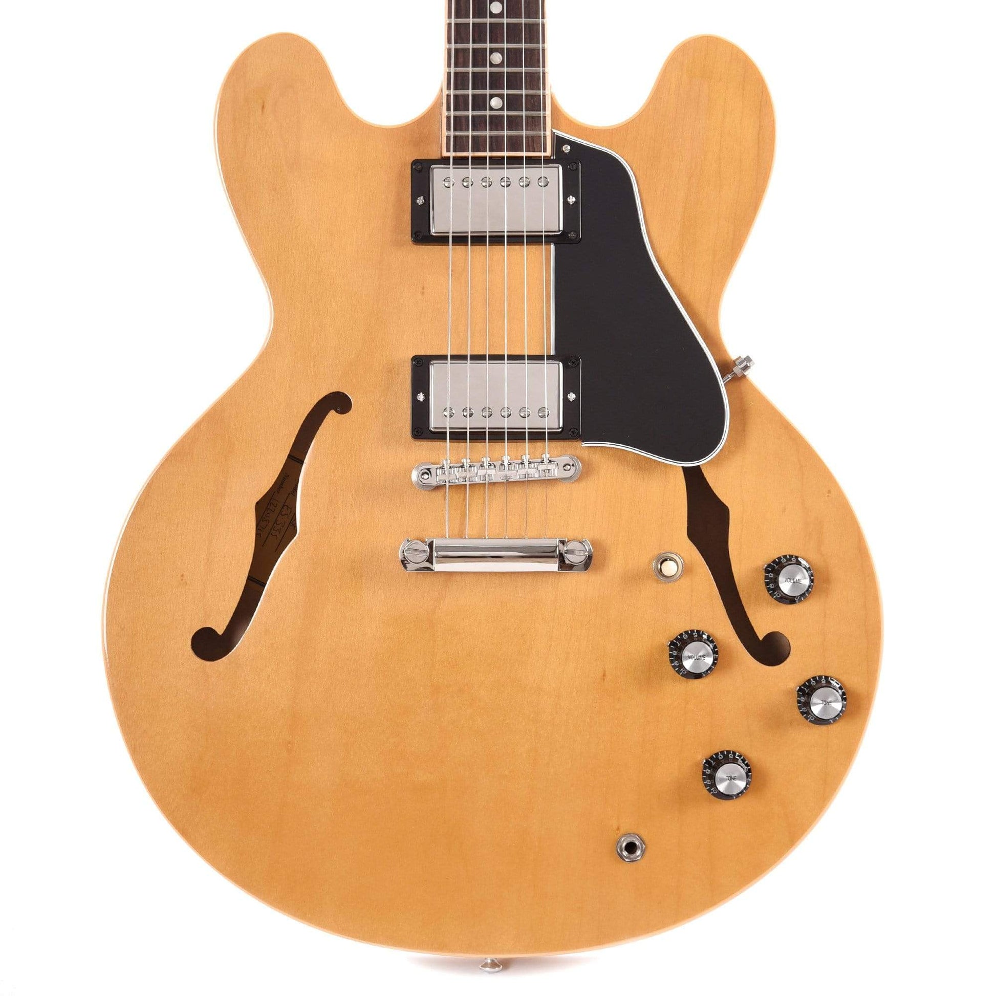 Gibson Memphis ES-335 Gloss Dark Natural Electric Guitars / Semi-Hollow