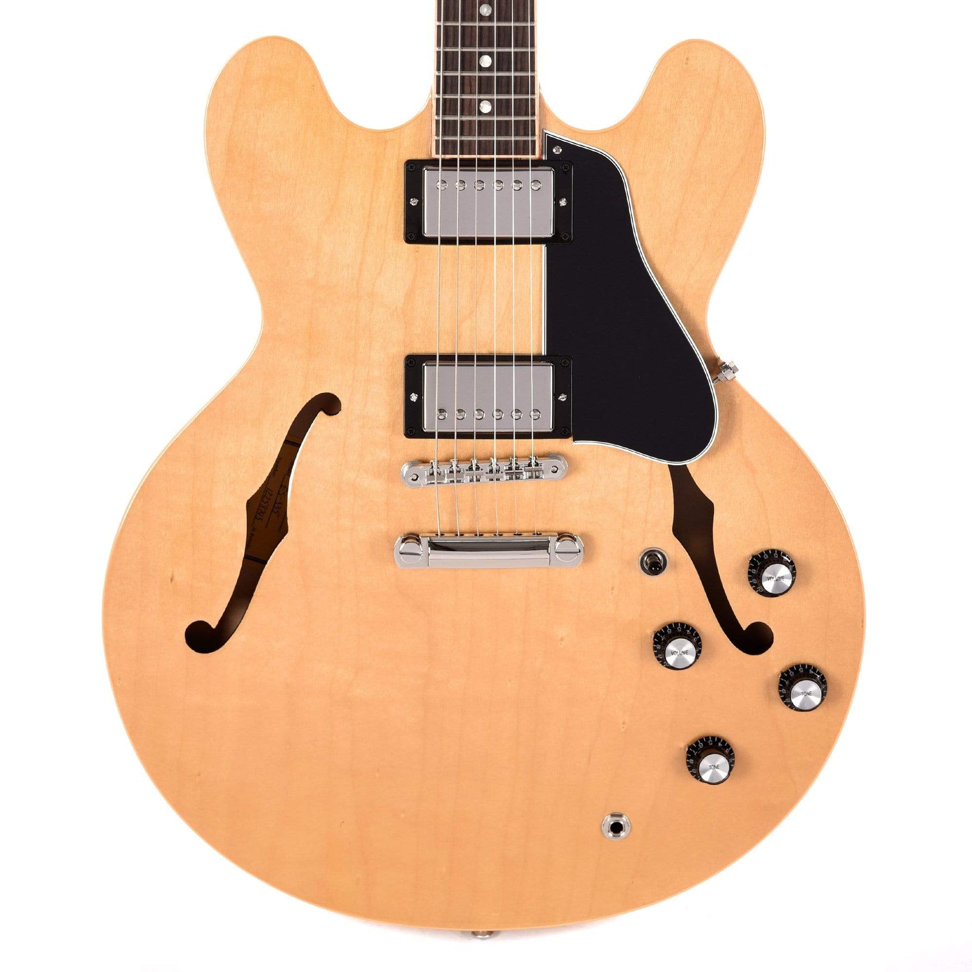 Gibson Memphis ES-335 Gloss Dark Natural Electric Guitars / Semi-Hollow