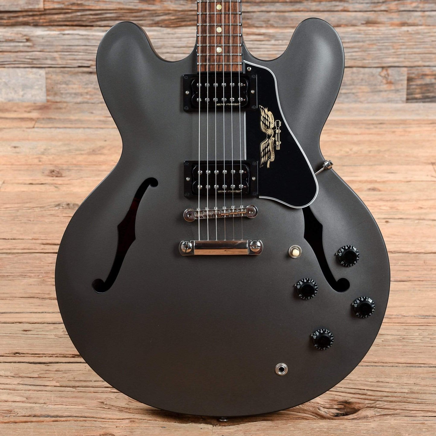 Gibson Memphis ES-335 Government Series Gunmetal Grey 2015 Electric Guitars / Semi-Hollow