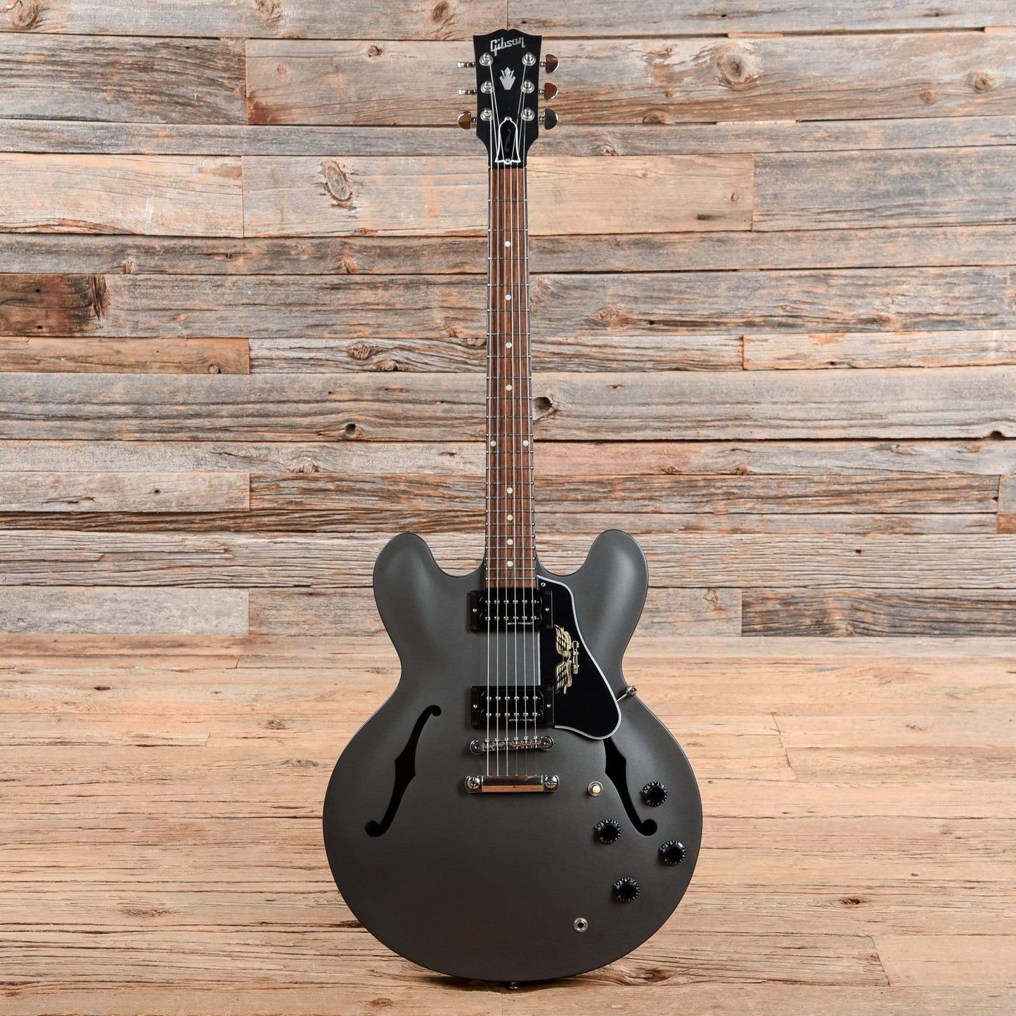 Gibson Memphis ES-335 Government Series Gunmetal Grey 2015 Electric Guitars / Semi-Hollow