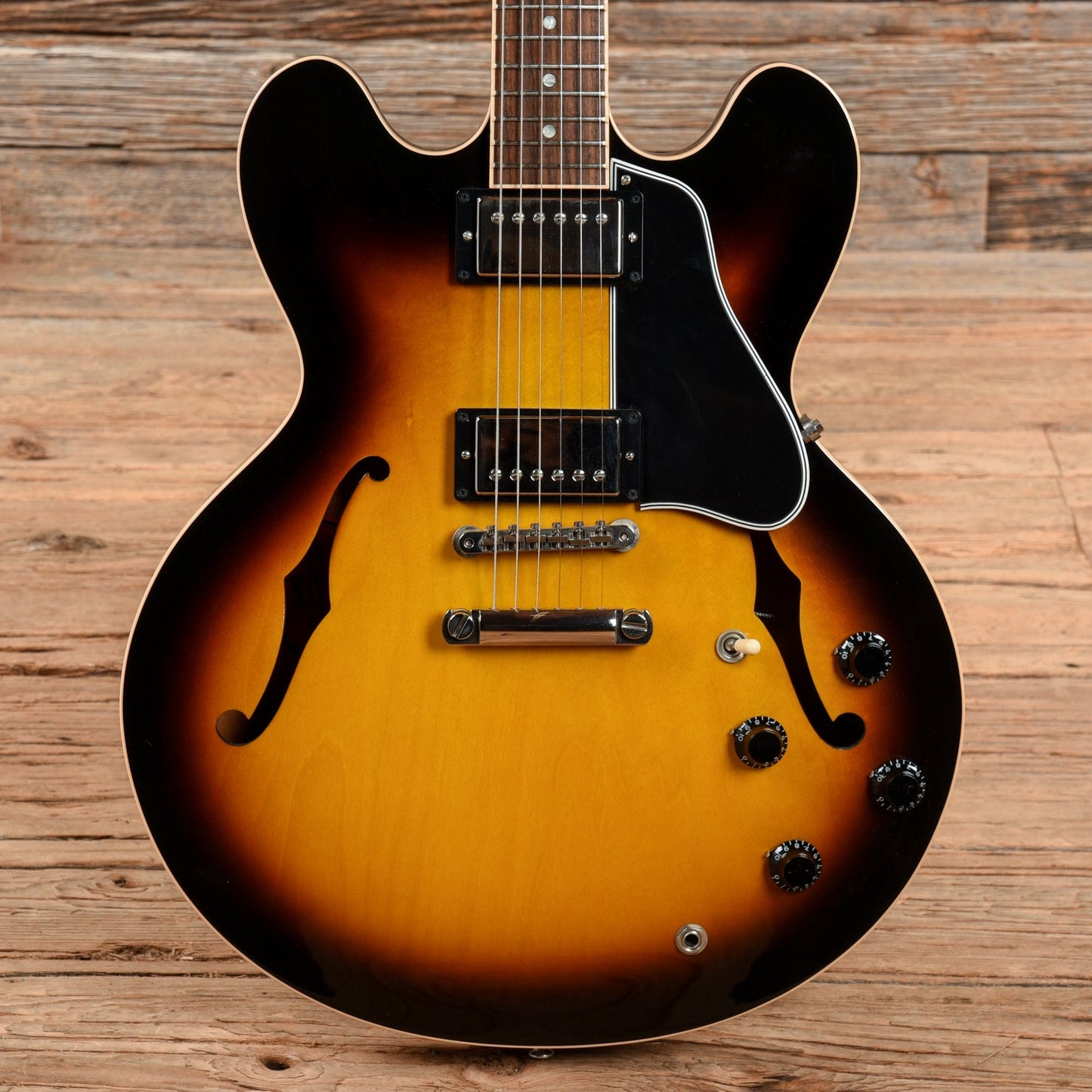 Gibson Memphis ES-335 Plain Top Sunburst 2009 Electric Guitars / Semi-Hollow