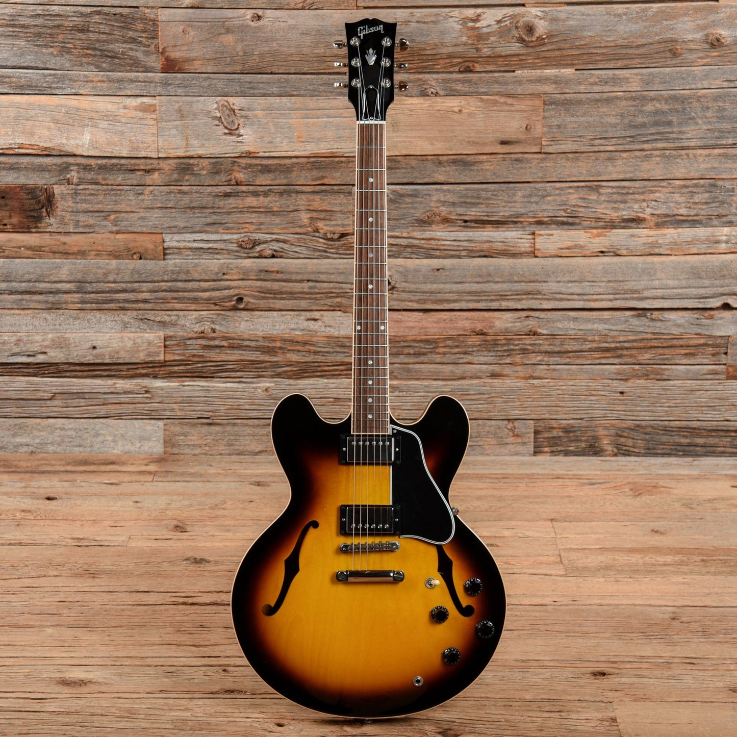Gibson Memphis ES-335 Plain Top Sunburst 2009 Electric Guitars / Semi-Hollow