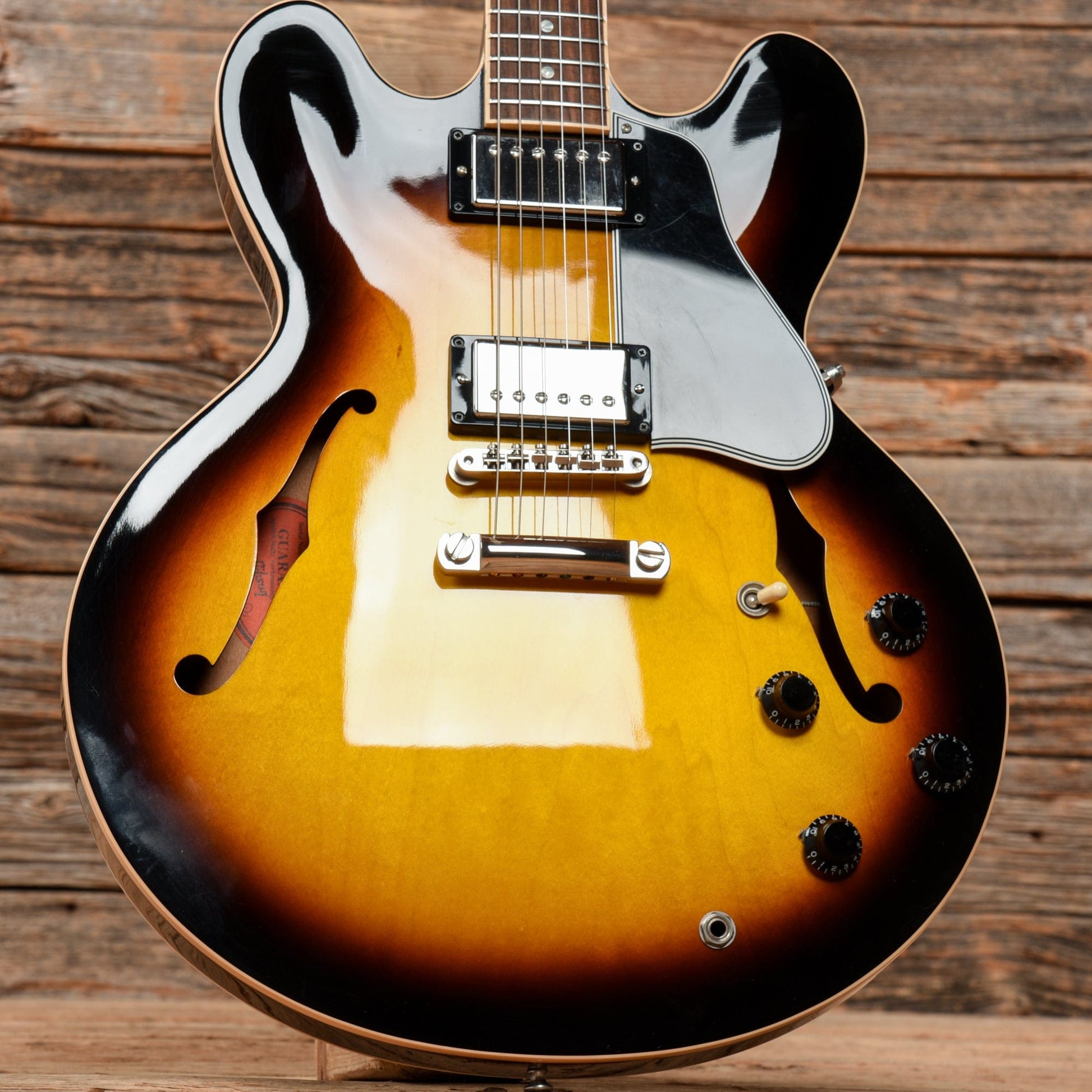 Gibson Memphis ES-335 Plain Top Sunburst 2009 Electric Guitars / Semi-Hollow