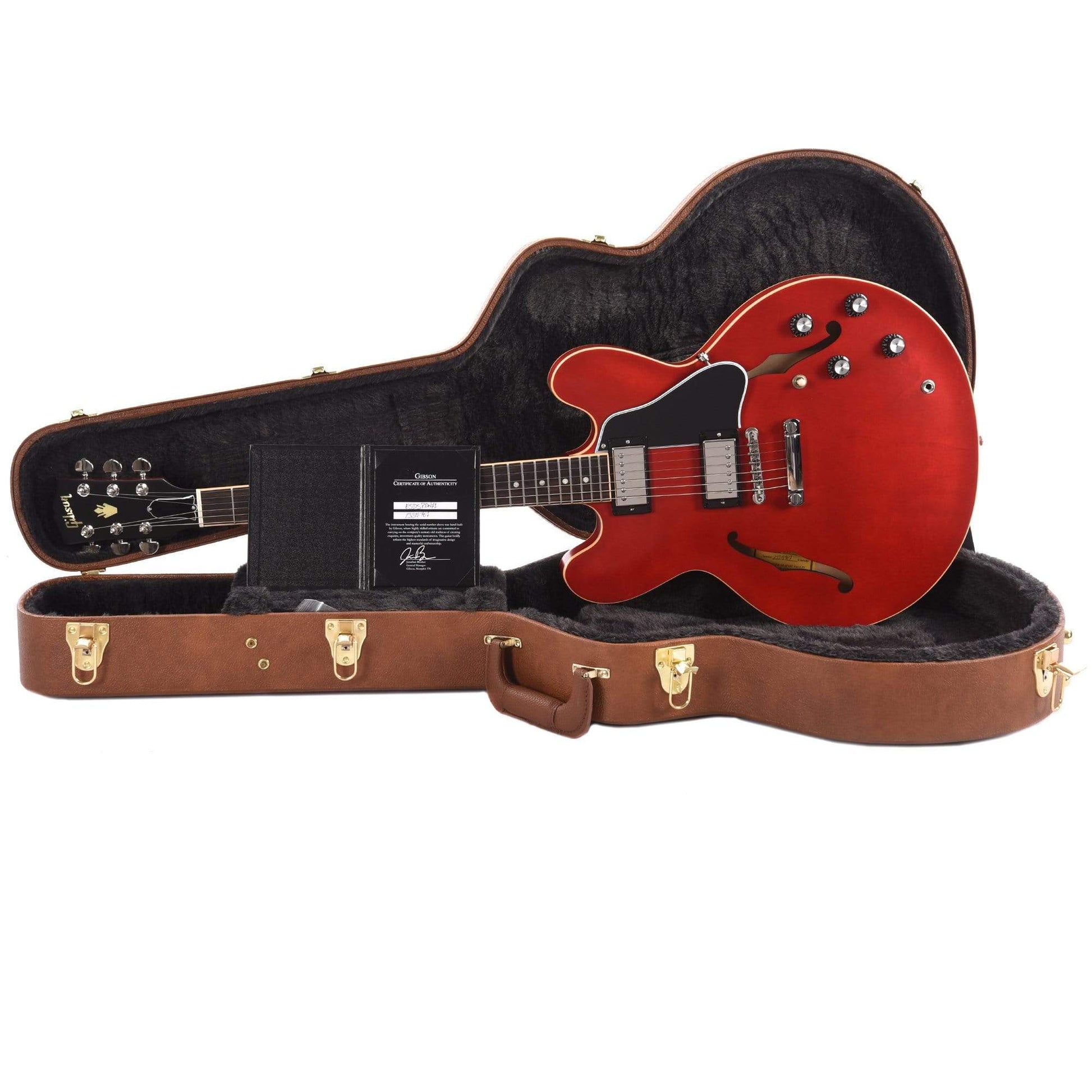 Gibson Memphis ES-335 Satin Faded Cherry Electric Guitars / Semi-Hollow