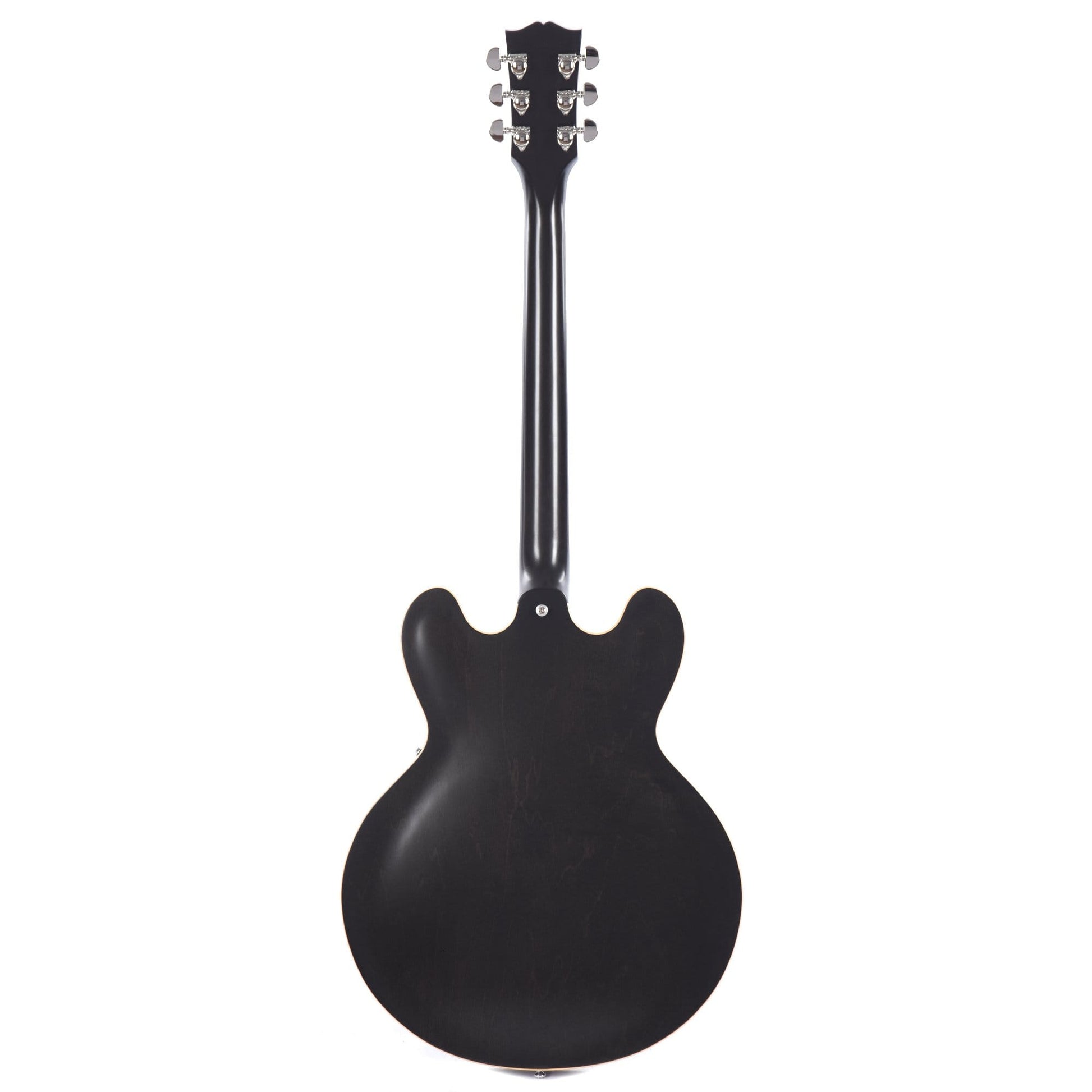 Gibson Memphis ES-335 Satin Trans Black Electric Guitars / Semi-Hollow