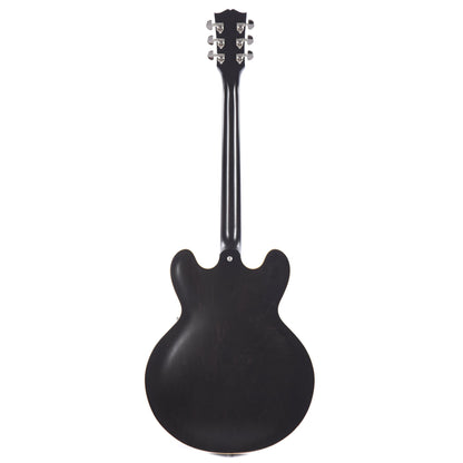 Gibson Memphis ES-335 Satin Trans Black Electric Guitars / Semi-Hollow