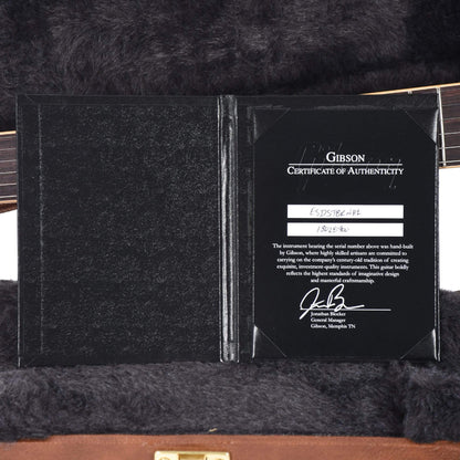 Gibson Memphis ES-335 Satin Trans Black Electric Guitars / Semi-Hollow