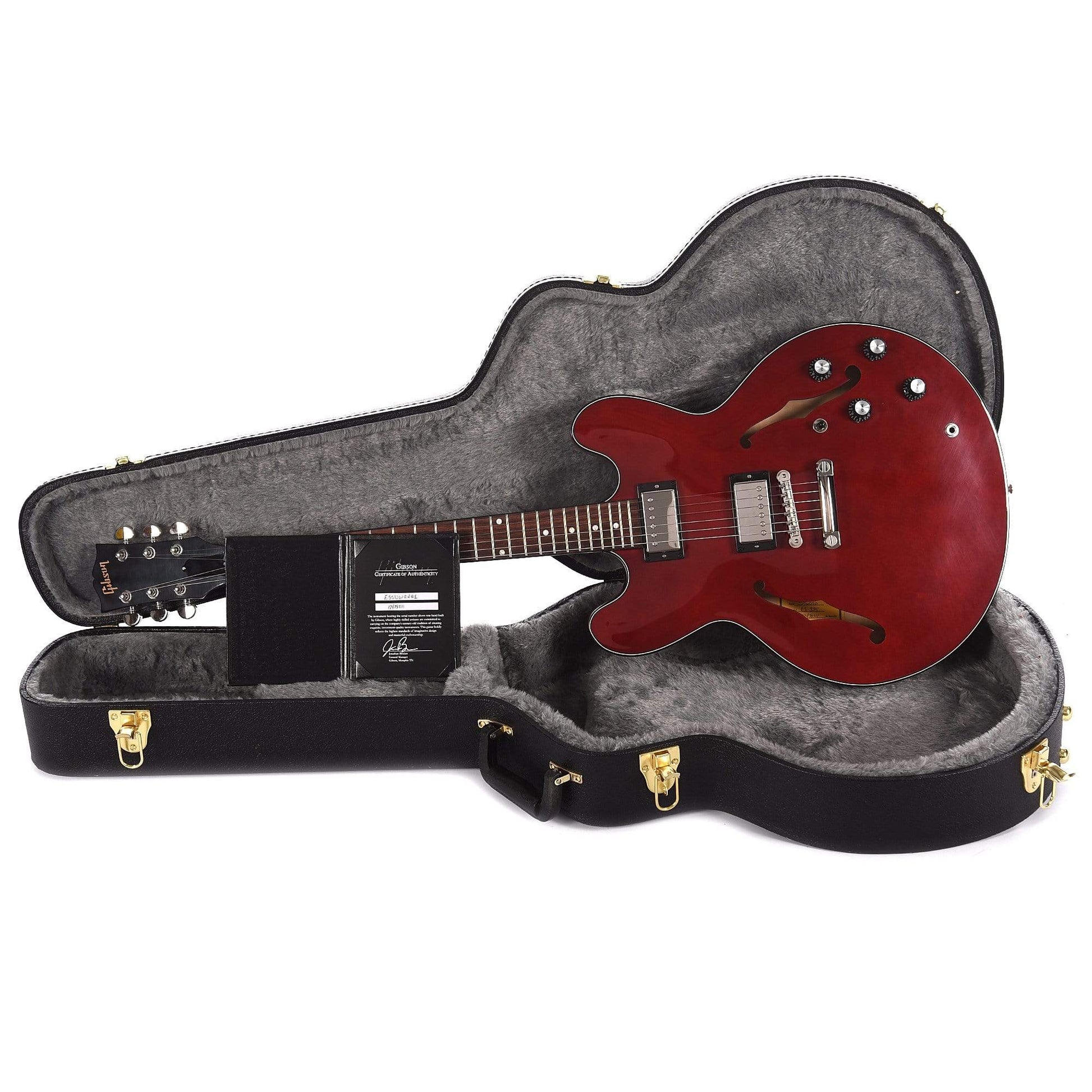Gibson Memphis ES-335 Studio Wine Red Electric Guitars / Semi-Hollow