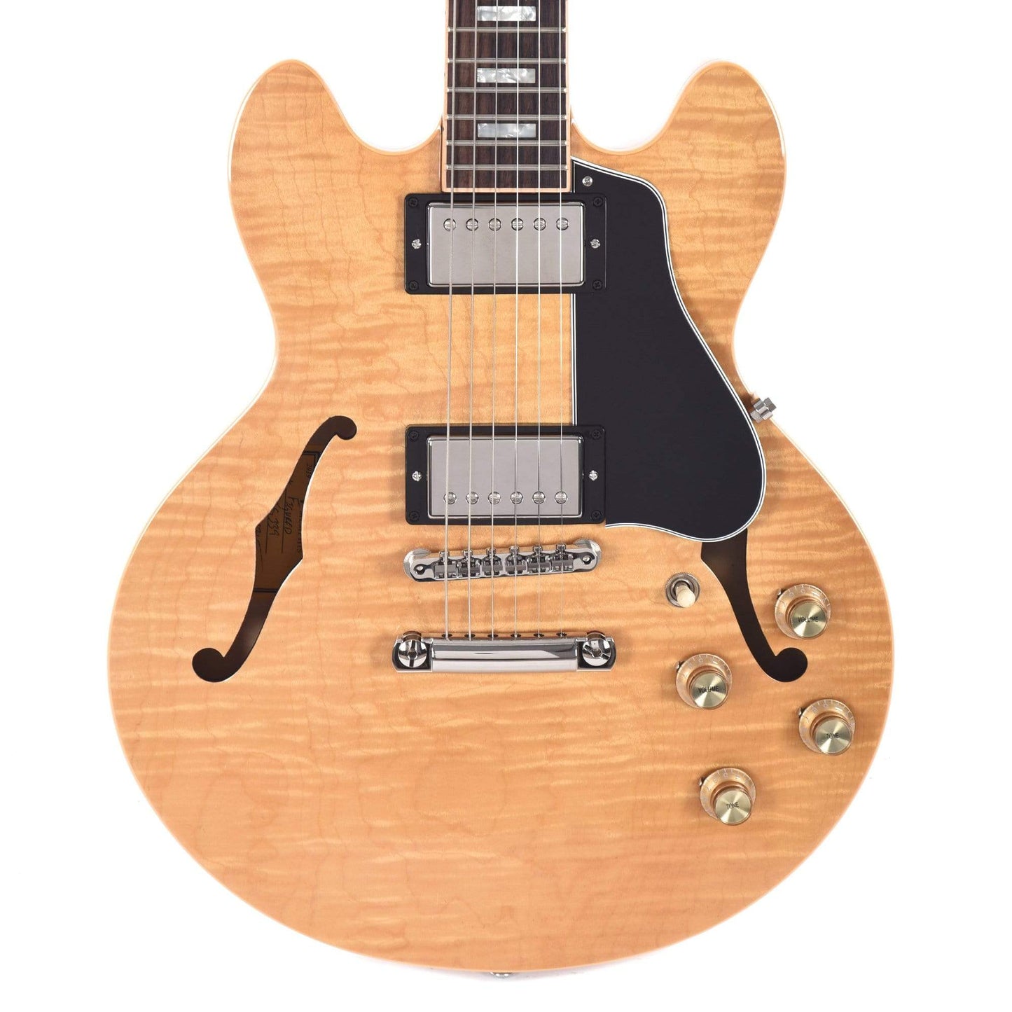 Gibson Memphis ES-339 Figured Dark Natural Electric Guitars / Semi-Hollow