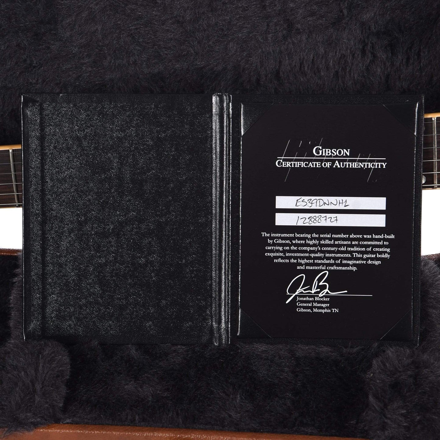 Gibson Memphis ES-339 Gloss Dark Natural Electric Guitars / Semi-Hollow