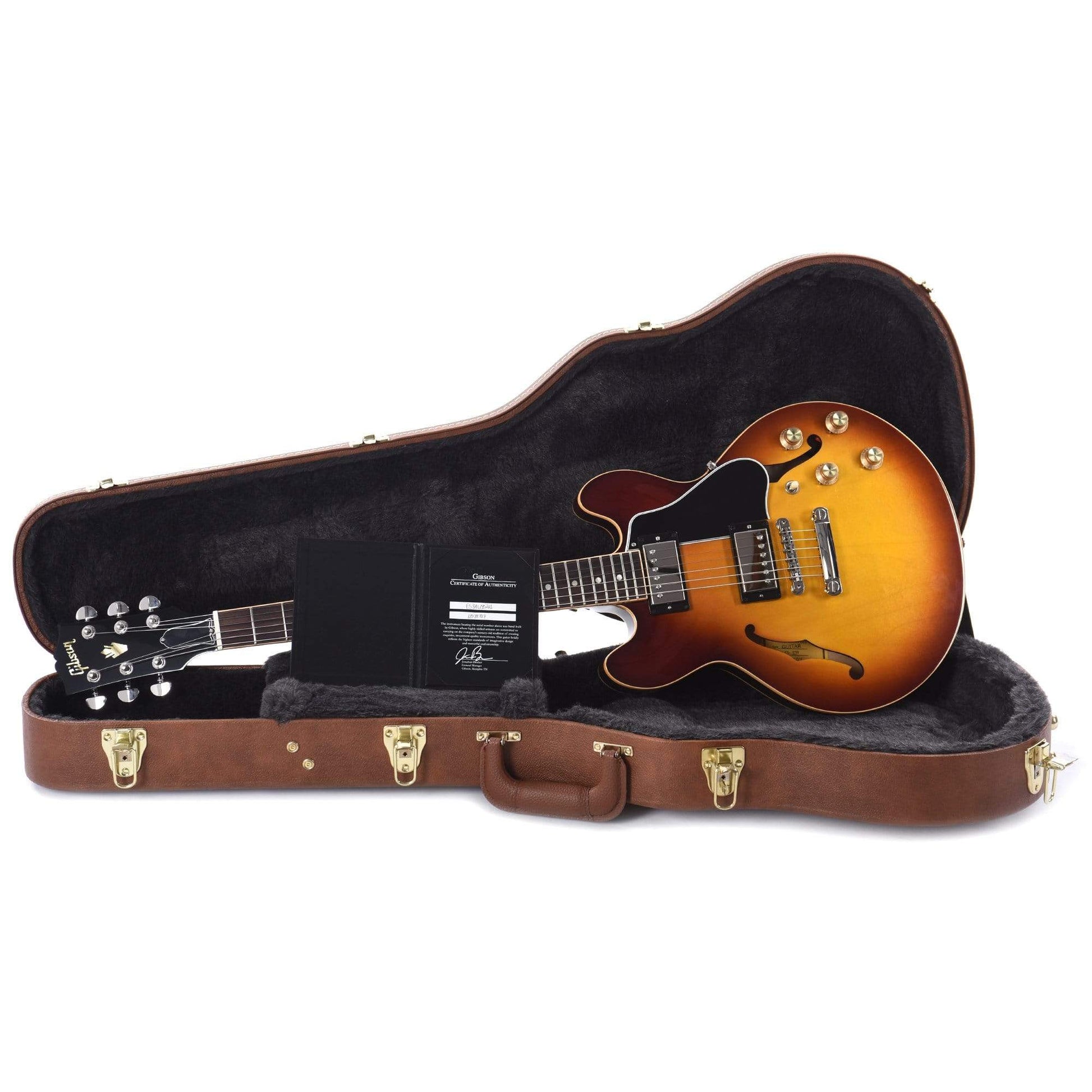 Gibson Memphis ES-339 Gloss Light Caramel Burst Electric Guitars / Semi-Hollow